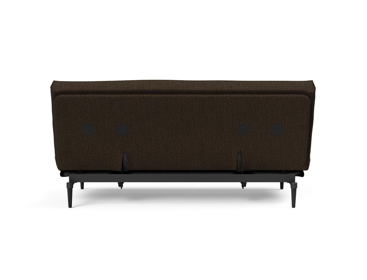 Colpus Bettsofa 140 Sharp Plus Cover Eiche schwarz mit Gestellbezug Soft Spring in 358 Taura Chocco präsentiert im Onlineshop von KAQTU Design AG. Bettsofa ist von Innovation Living