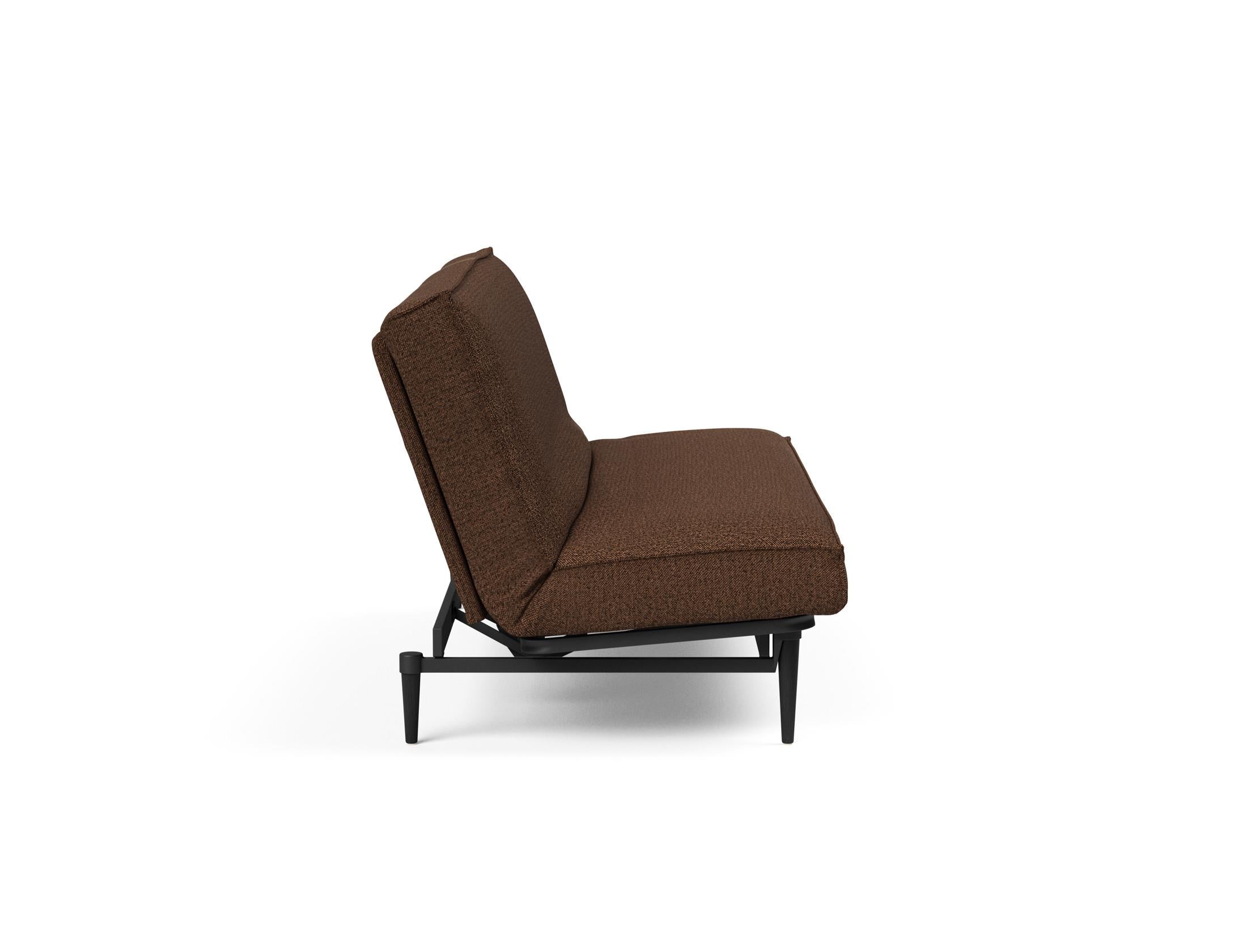 Entdecken Sie das Colpus Bettsofa 140 Sharp Plus Cover in elegantem Eiche schwarz – ideal für modernes Wohnen und entspannte Nächte.