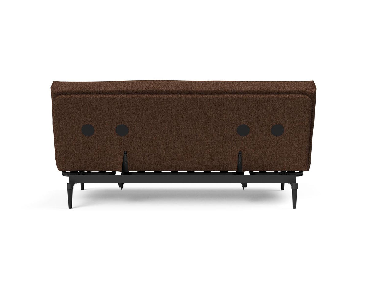 Colpus Bettsofa 140 Sharp Plus Cover Eiche schwarz Soft Spring in 359 Taura Cappuccino präsentiert im Onlineshop von KAQTU Design AG. Bettsofa ist von Innovation Living
