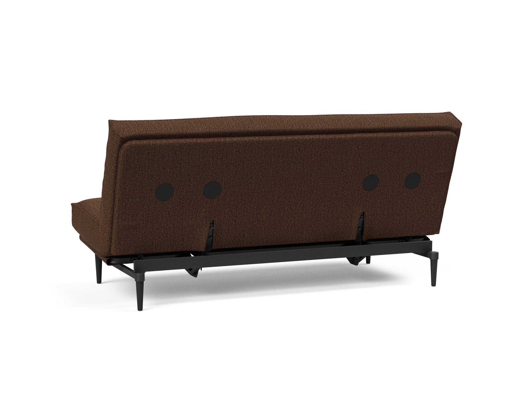 Erleben Sie das Colpus Bettsofa 140 Sharp Plus in edlem Eiche schwarz. Perfekte Kombination aus Funktionalität und modernem Design für Ihr Zuhause.