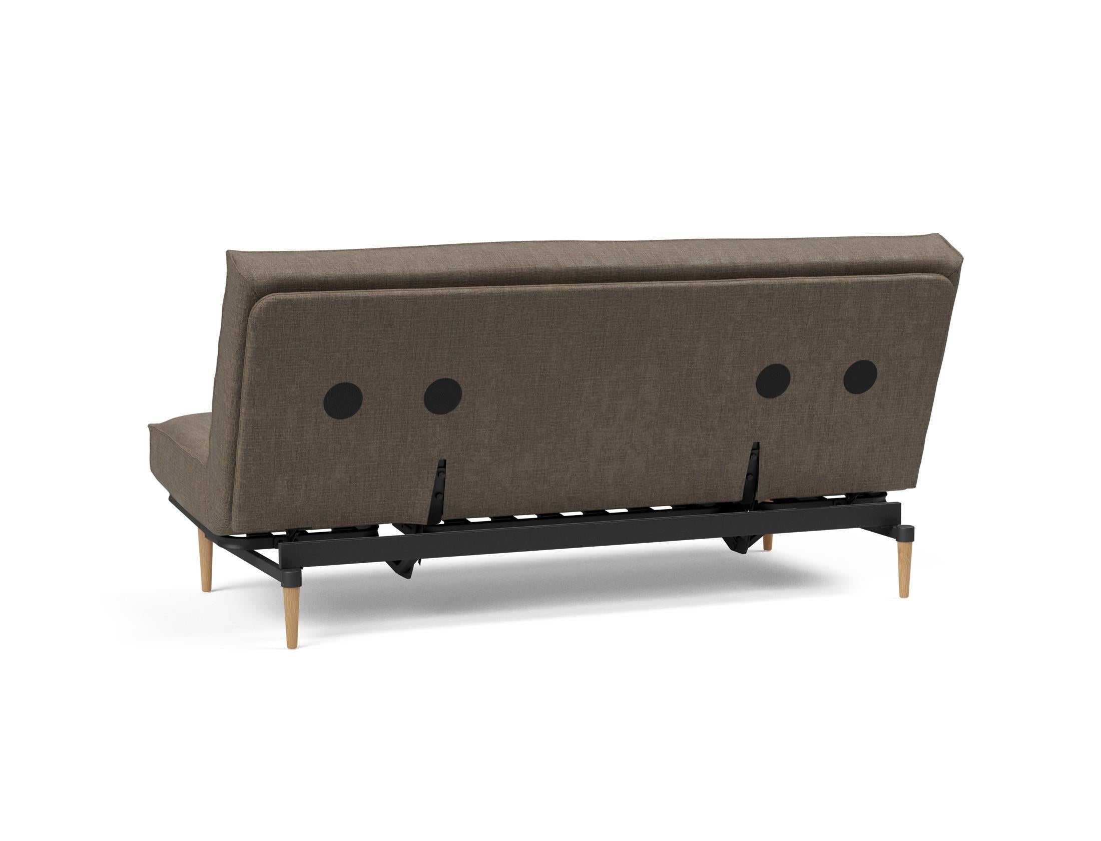 Entdecken Sie das Colpus Bettsofa 140 Sharp Plus Cover Soft Spring von Innovation Living – stilvoll, bequem und ideal für jedes Zuhause.