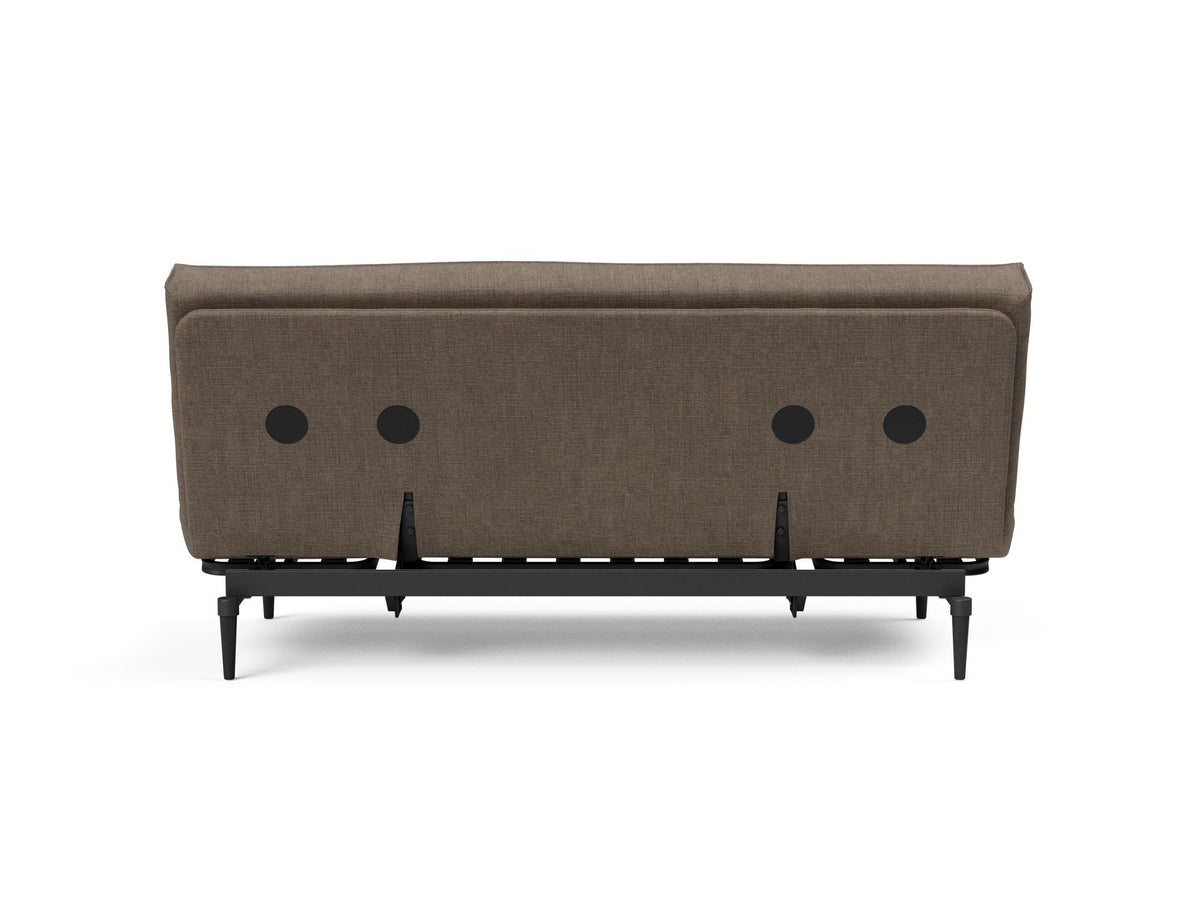 Colpus Bettsofa 140 Sharp Plus Cover Eiche schwarz Soft Spring in 411 Esina Cedar Brown präsentiert im Onlineshop von KAQTU Design AG. Bettsofa ist von Innovation Living