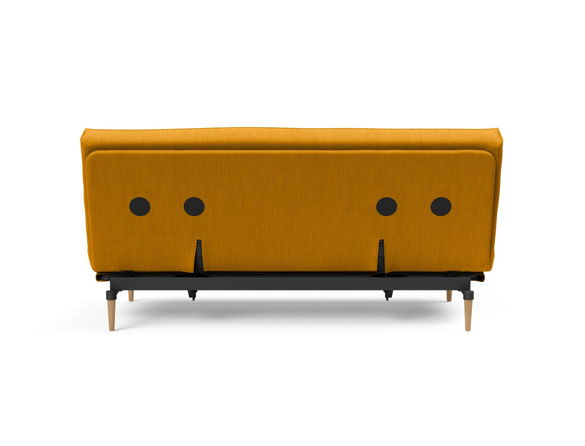 Colpus Bettsofa 140 Sharp Plus Cover mit Gestellbezug Soft Spring in 507 Elegance Burned Curry präsentiert im Onlineshop von KAQTU Design AG. Bettsofa ist von Innovation Living