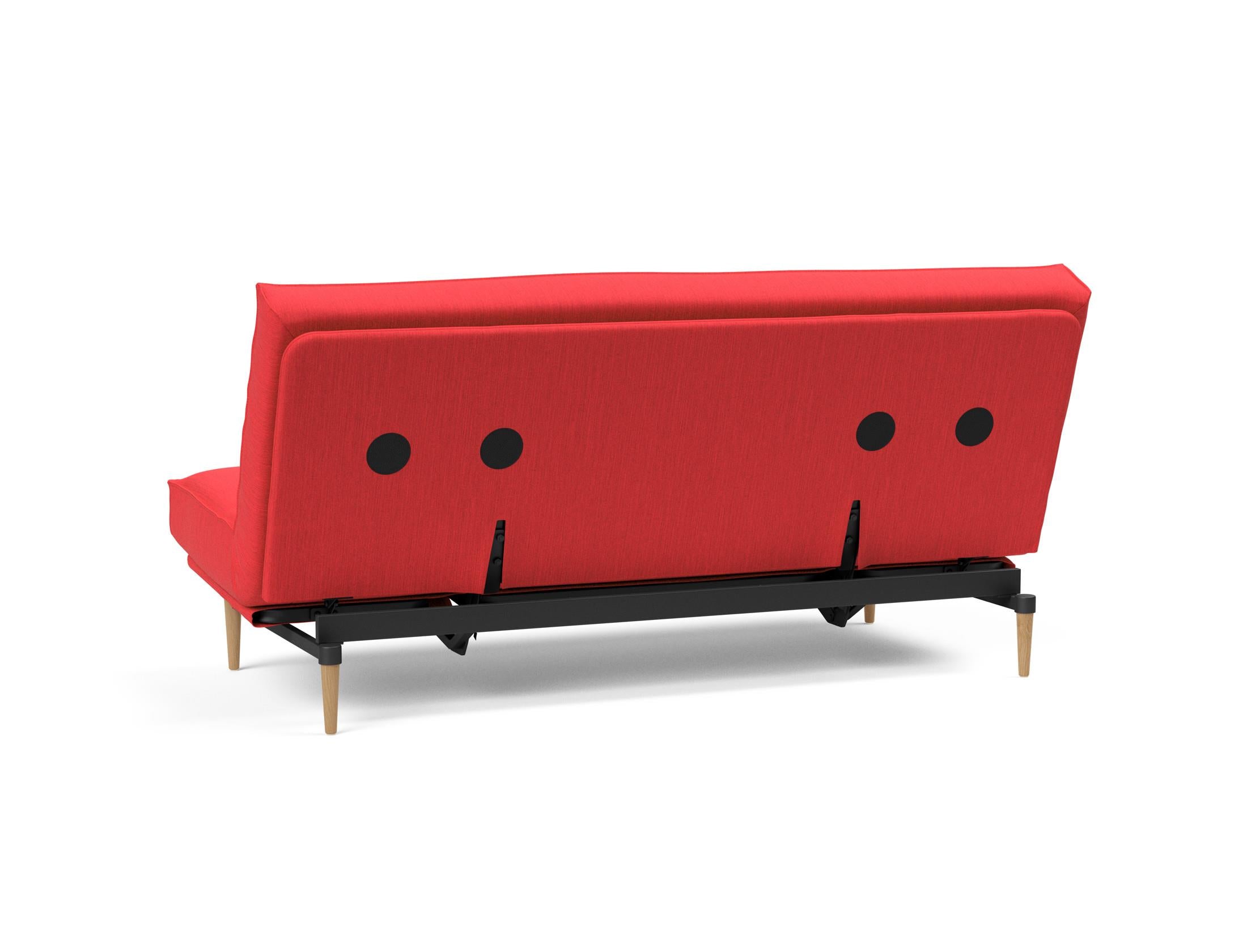 Entdecken Sie das Colpus Bettsofa 140 Sharp Plus mit Soft Spring Bezug – elegant, platzsparend und mühelos in ein komfortables Bett verwandelbar.
