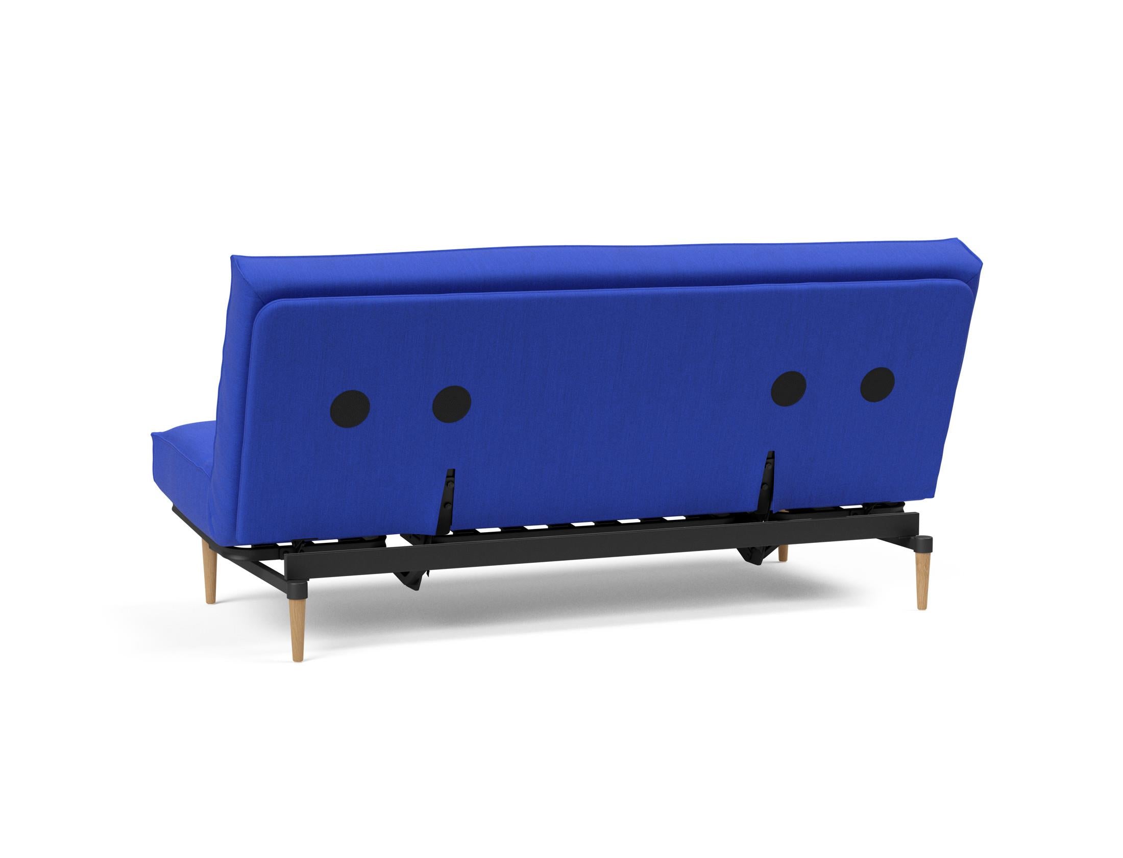 Entdecken Sie das Colpus Bettsofa 140 Sharp Plus Cover Soft Spring von Innovation Living – stilvoll, bequem und ideal für jedes Zuhause.