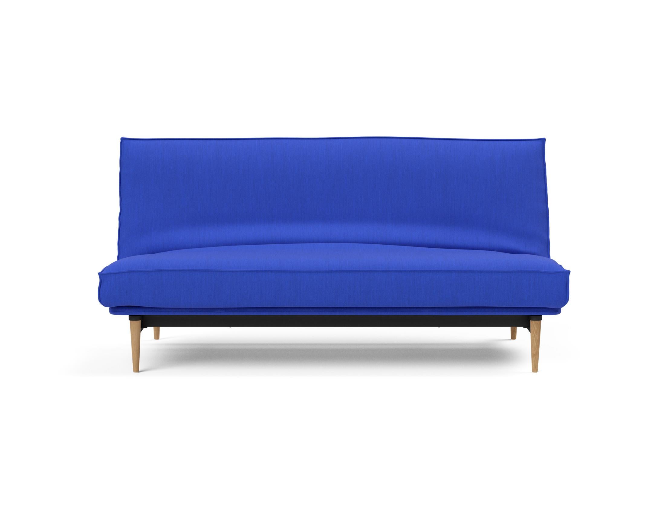 Erleben Sie das Colpus Bettsofa 140 Sharp Plus mit Soft Spring Bezug – stilvoll, funktional und ideal für kleine Räume, verwandelt sich schnell in ein gemütliches Bett.