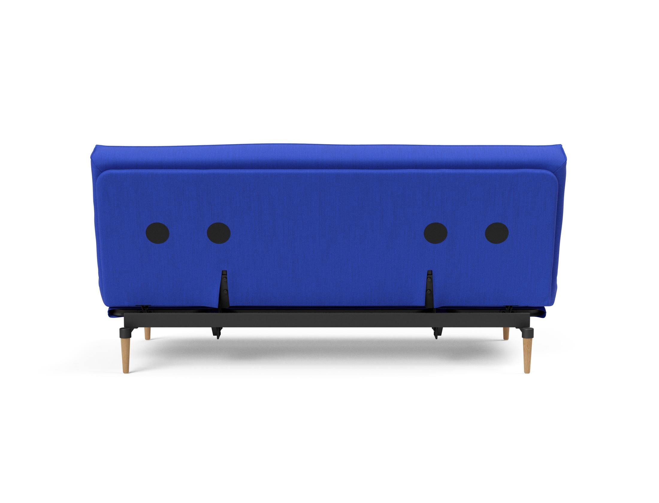 Entdecken Sie das Colpus Bettsofa 140 Sharp Plus mit Soft Spring Bezug – elegant, platzsparend und mühelos in ein komfortables Bett verwandelbar.