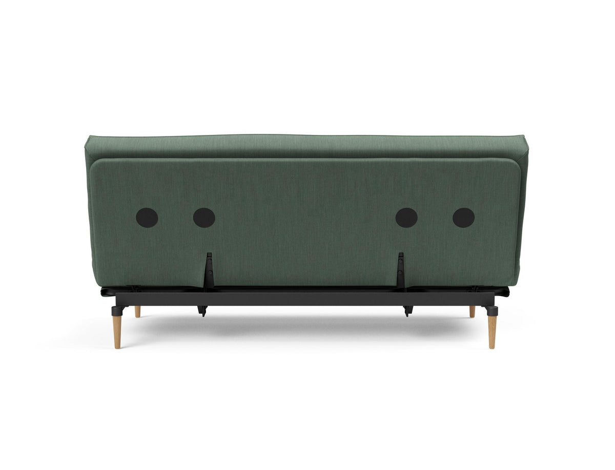 Colpus Bettsofa 140 Sharp Plus Cover mit Gestellbezug Soft Spring in 518 Elegance Green präsentiert im Onlineshop von KAQTU Design AG. Bettsofa ist von Innovation Living