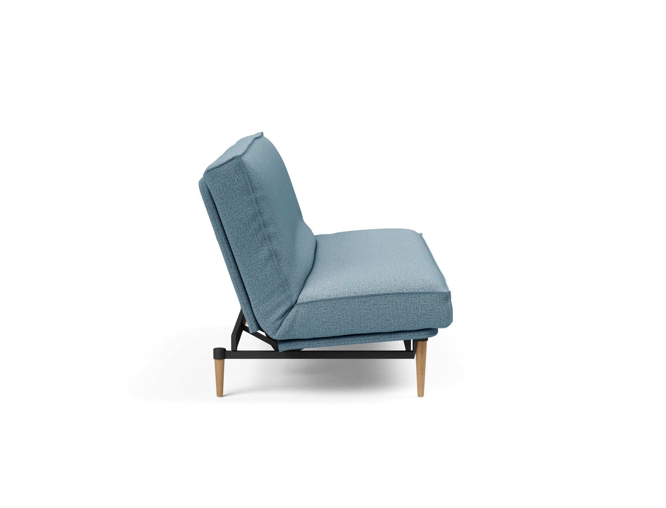 Entdecken Sie das Colpus Bettsofa 140 Sharp Plus mit Soft Spring Bezug – elegant, platzsparend und mühelos in ein komfortables Bett verwandelbar.