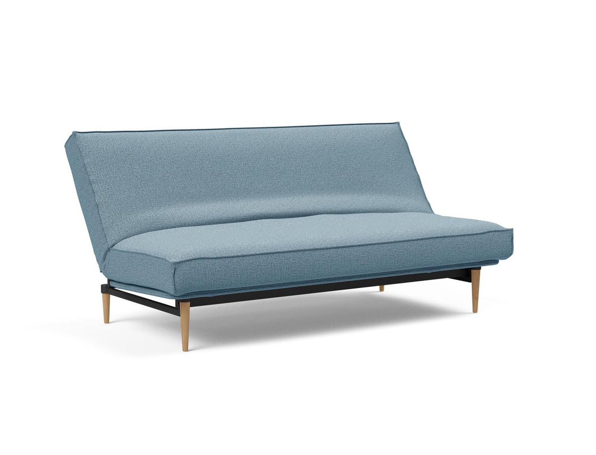 Colpus Bettsofa 140 Sharp Plus Cover mit Gestellbezug Soft Spring in 525 Mixed Dance Light Blue präsentiert im Onlineshop von KAQTU Design AG. Bettsofa ist von Innovation Living