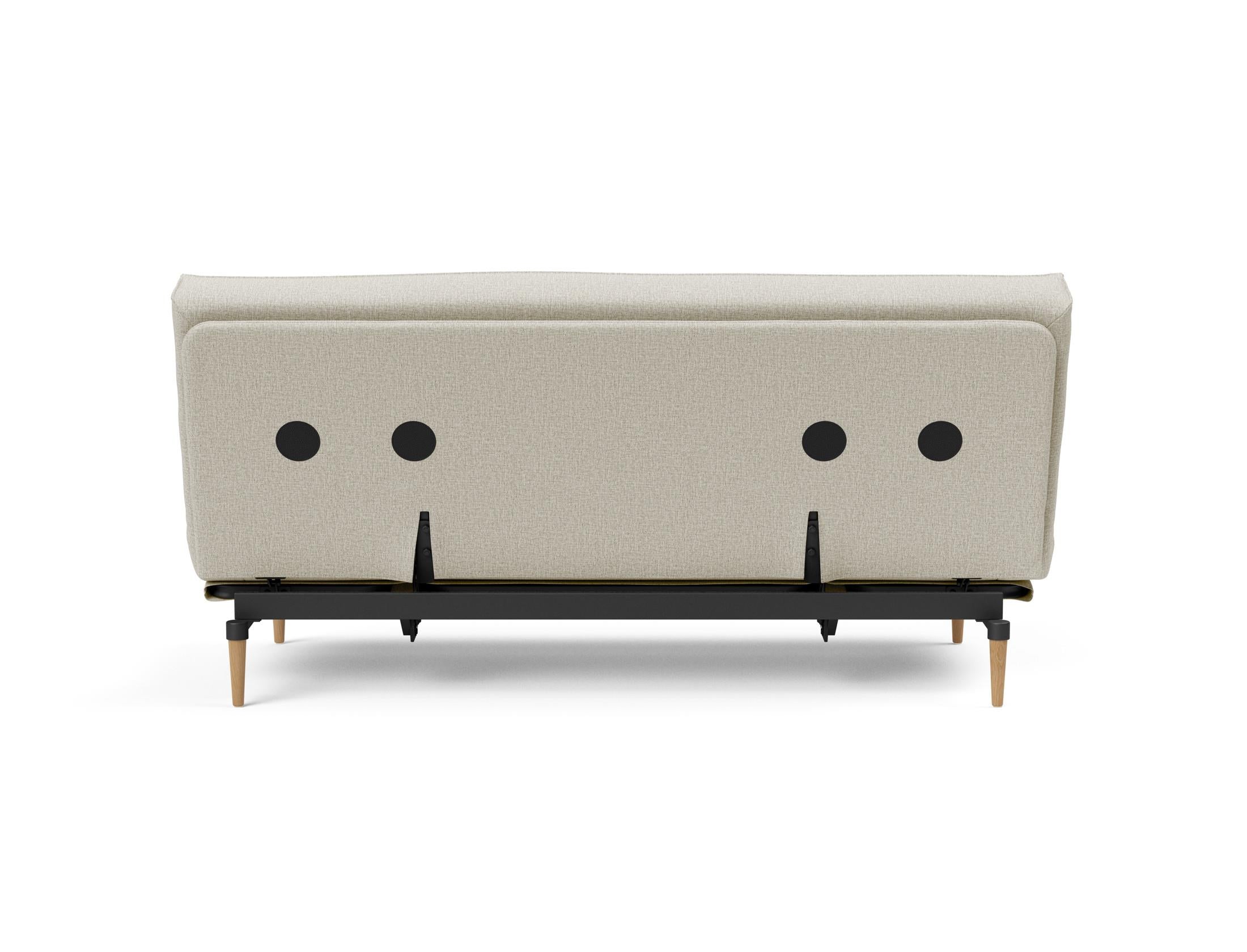 Entdecken Sie das Colpus Bettsofa 140 Sharp Plus mit Soft Spring Bezug – elegant, platzsparend und mühelos in ein komfortables Bett verwandelbar.