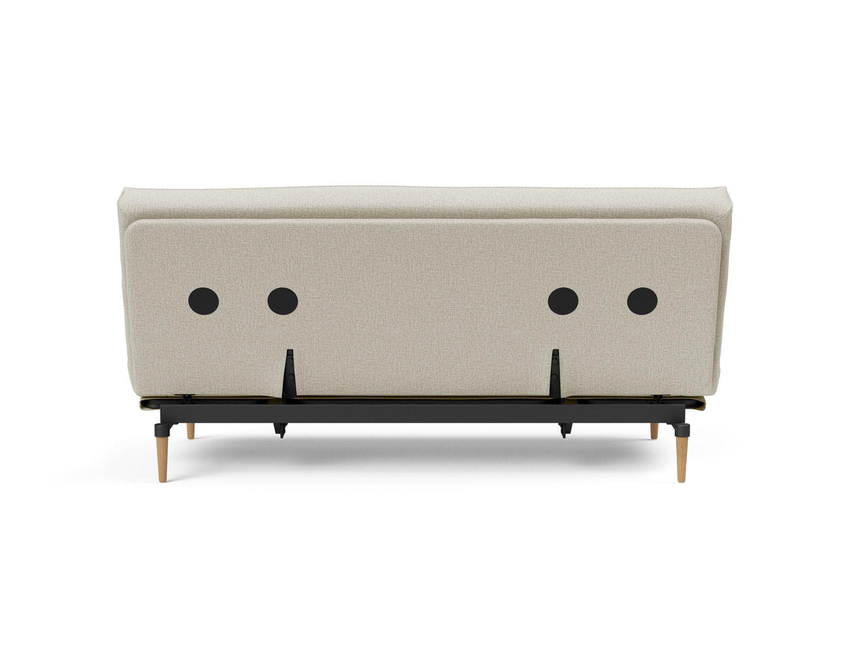 Colpus Bettsofa 140 Sharp Plus Cover mit Gestellbezug Soft Spring in 527 Mixed Dance Natural präsentiert im Onlineshop von KAQTU Design AG. Bettsofa ist von Innovation Living