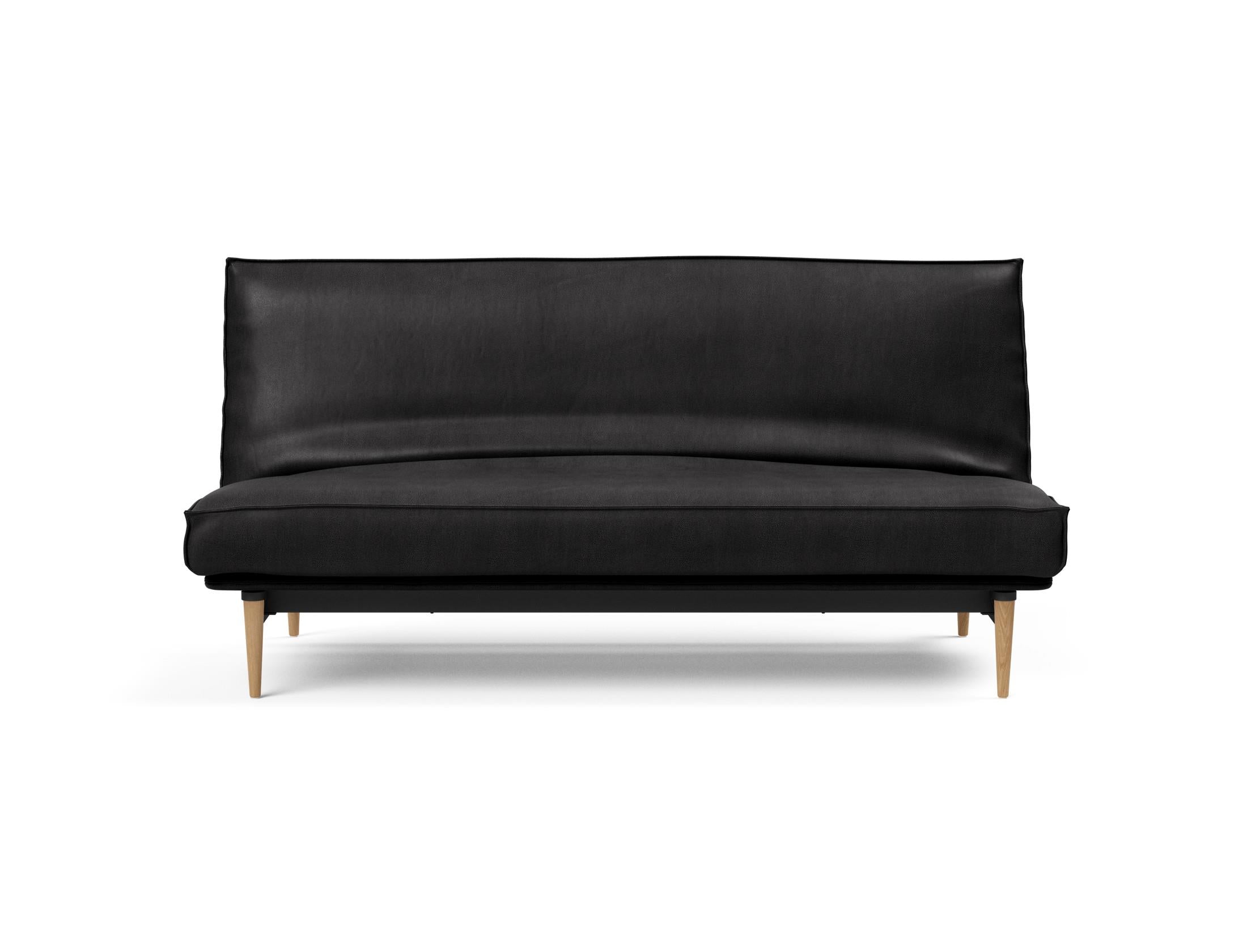 Erleben Sie das Colpus Bettsofa 140 Sharp Plus mit Soft Spring Bezug – stilvoll, funktional und ideal für kleine Räume, verwandelt sich schnell in ein gemütliches Bett.