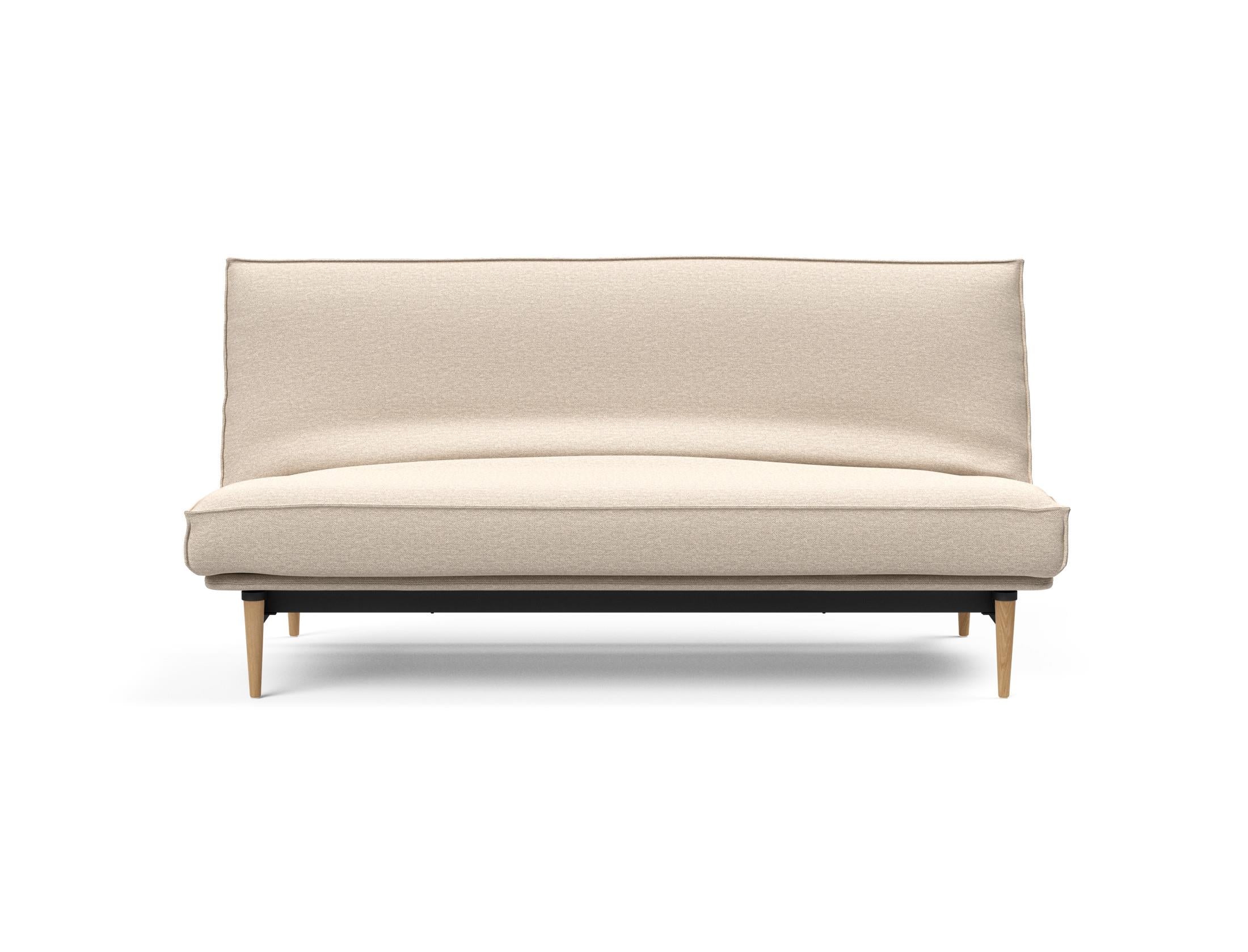Erleben Sie das Colpus Bettsofa 140 Sharp Plus mit Soft Spring Bezug – stilvoll, funktional und ideal für kleine Räume, verwandelt sich schnell in ein gemütliches Bett.