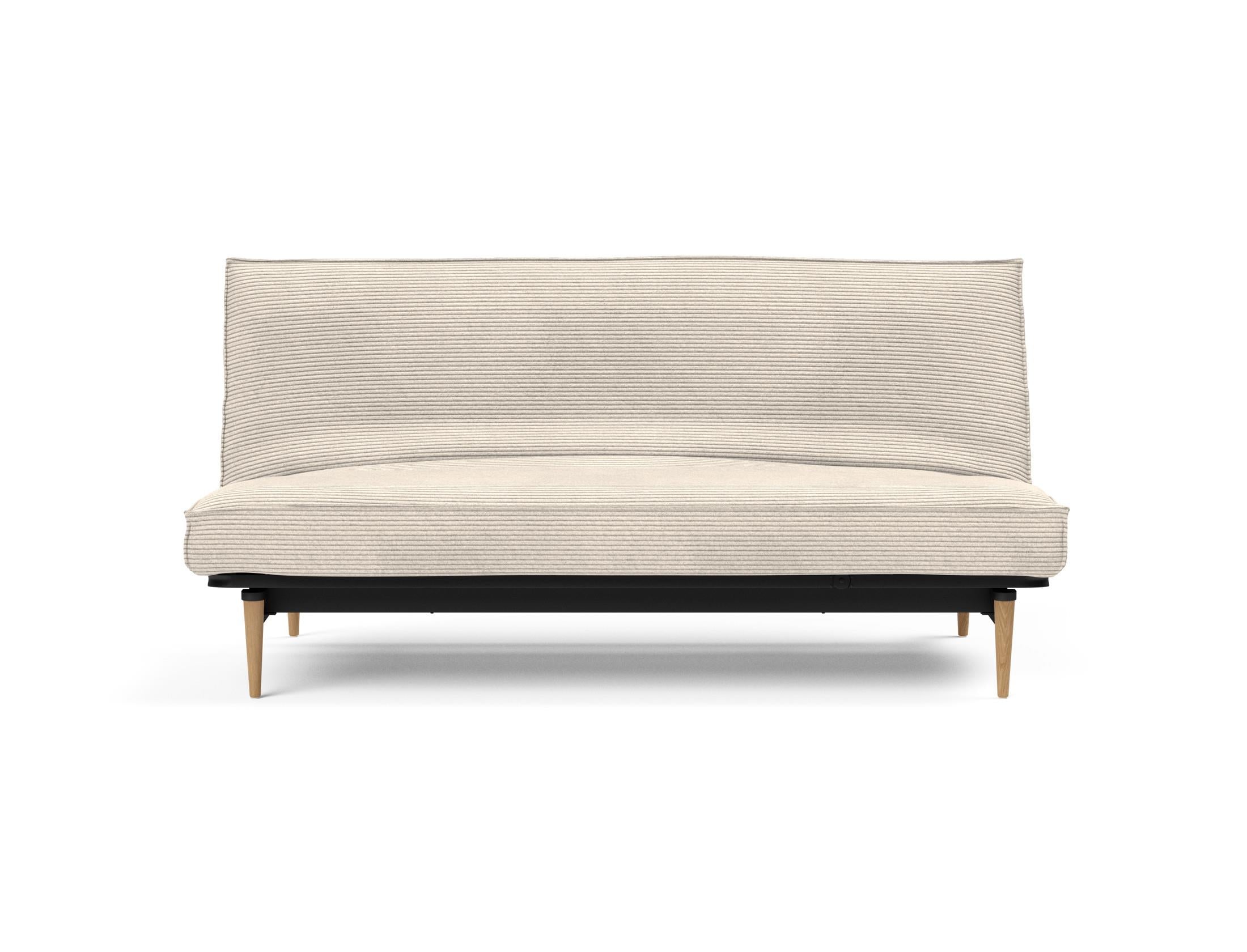Erleben Sie das Colpus Bettsofa 140 Sharp Plus mit Soft Spring Bezug – stilvoll, funktional und ideal für kleine Räume, verwandelt sich schnell in ein gemütliches Bett.