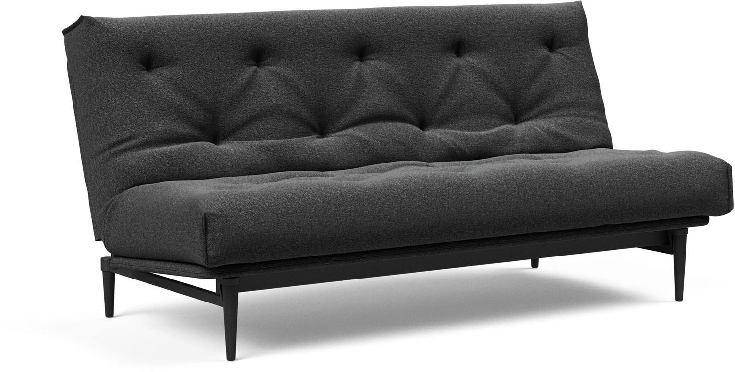 Entdecken Sie das stilvolle Colpus Bettsofa 140 in Nordic Eiche schwarz von Innovation Living – perfekt für zeitgemäße Wohnkonzepte und vielseitige Einsätze.