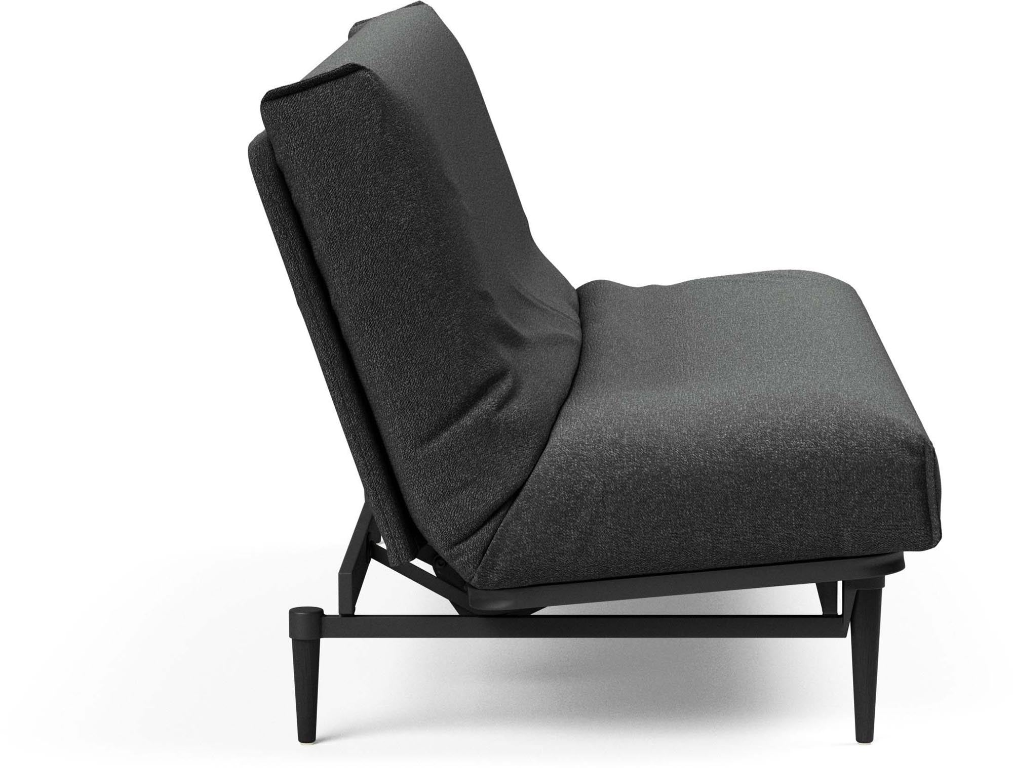 Erleben Sie das elegante Colpus Bettsofa 140 mit Nordic Cover und schwarzer Eiche von Innovation Living – perfekt für modernes Wohnen und flexible Nutzung.