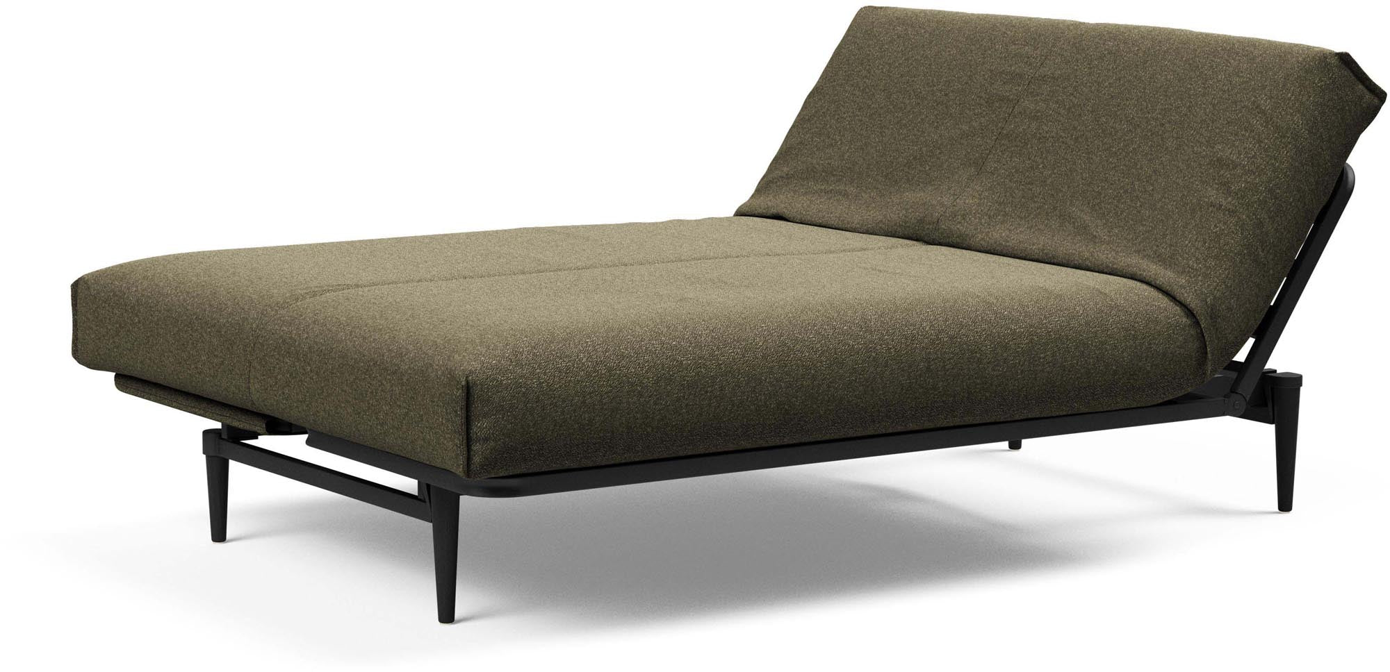 Entdecken Sie das stilvolle Colpus Bettsofa 140 in Nordic Cover und schwarzer Eiche von Innovation Living – ideal für zeitgemäße Wohnkonzepte und vielseitige Einsätze.