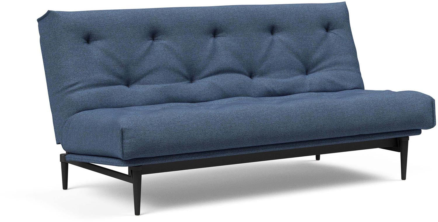 Entdecken Sie das stilvolle Colpus Bettsofa 140 in Nordic Eiche schwarz – perfekt für zeitgemäße Einrichtung und gemütliche Nächte.