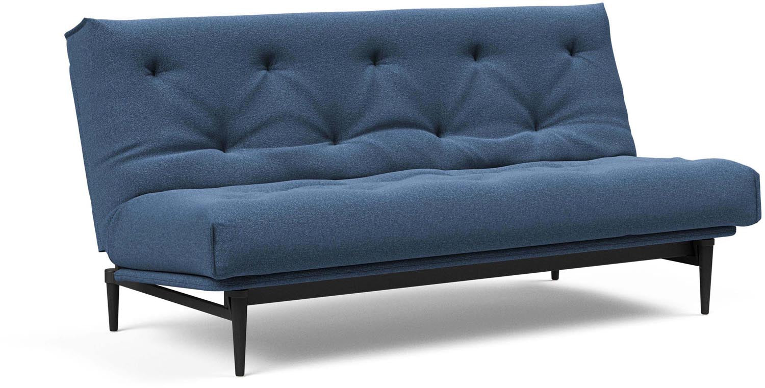 Entdecken Sie das stilvolle Colpus Bettsofa 140 in Nordic Eiche schwarz – perfekt für zeitgemäße Einrichtung und gemütliche Nächte.