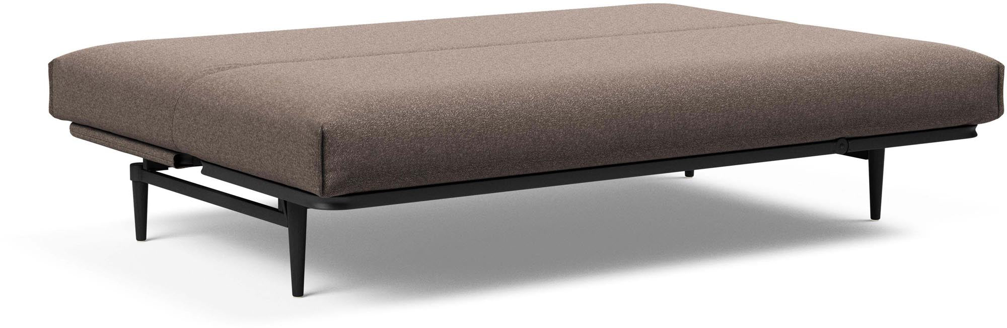 Erleben Sie das Colpus Bettsofa 140 mit elegantem Nordic Cover in Eiche schwarz – ideal für modernes Wohnen und entspannte Schlafmomente.