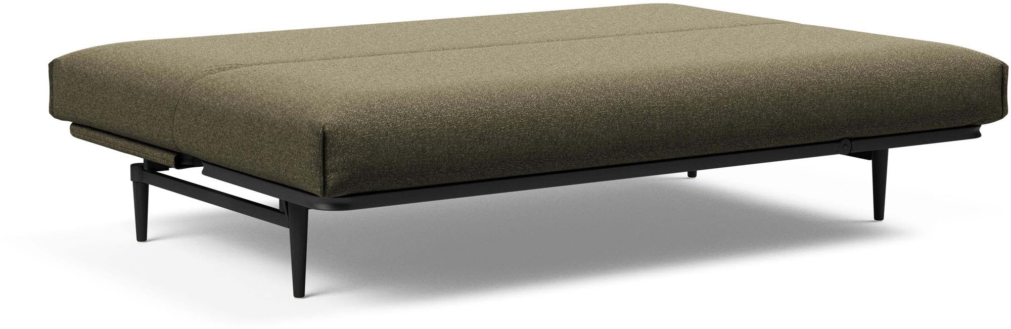 Erleben Sie das Colpus Bettsofa 140 mit elegantem Nordic Cover in Eiche schwarz – ideal für modernes Wohnen und entspannte Schlafmomente.