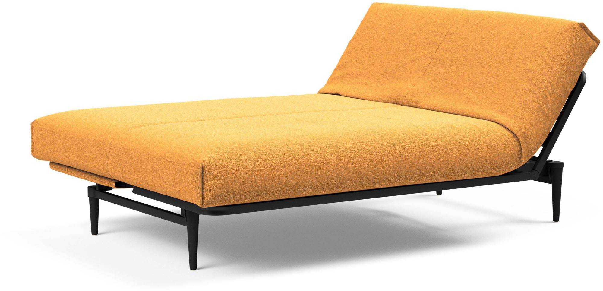 Erleben Sie das Colpus Bettsofa 140 mit elegantem Nordic Cover in Eiche schwarz – ideal für modernes Wohnen und entspannte Schlafmomente.