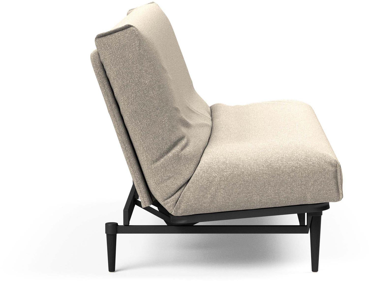Entdecken Sie das stilvolle Colpus Bettsofa 140 in Eiche schwarz mit Nordic Cover – perfekt für zeitgemäße Einrichtung und gemütliche Nächte.