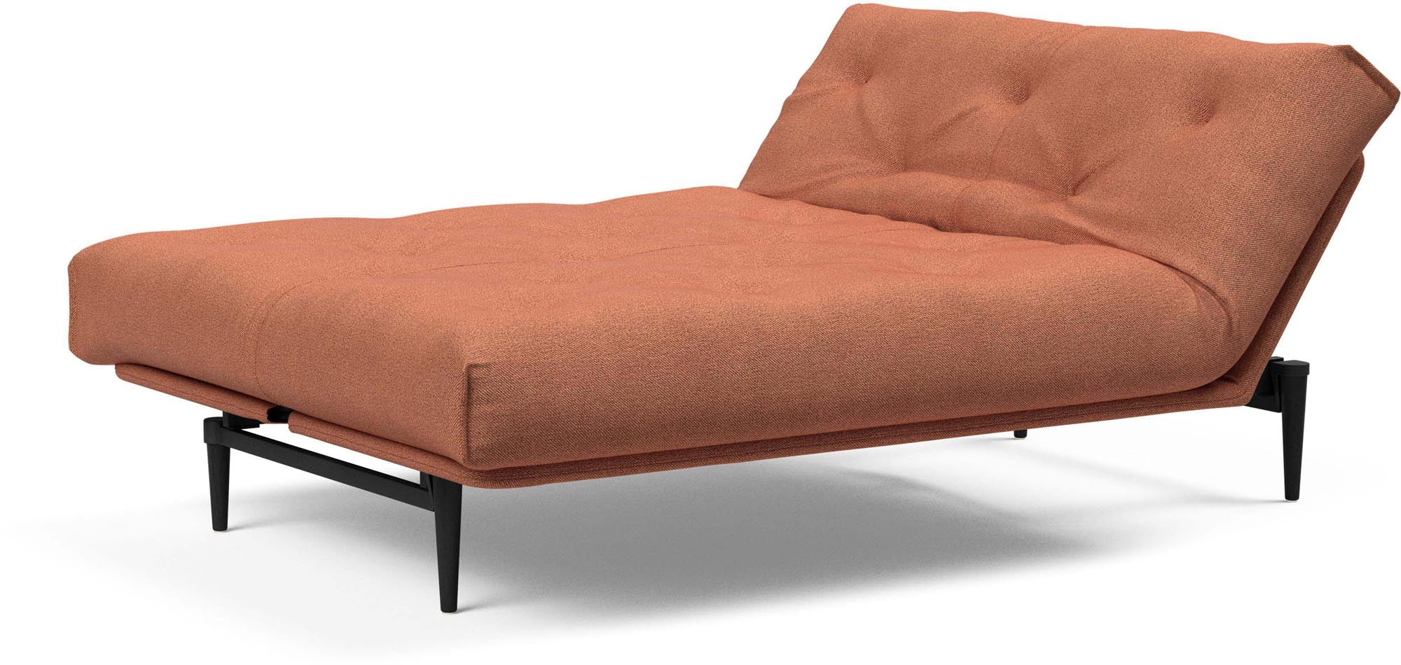 Erleben Sie das elegante Colpus Bettsofa 140 in Nordic Eiche schwarz von Innovation Living – ideal für moderne Räume und flexible Nutzung.