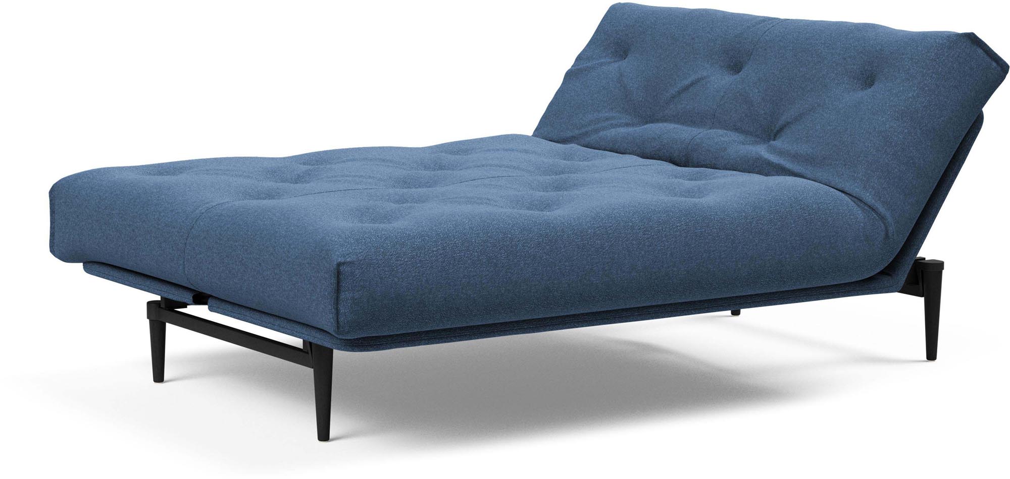Erleben Sie das elegante Colpus Bettsofa 140 in Nordic Eiche schwarz von Innovation Living – ideal für moderne Räume und flexible Nutzung.