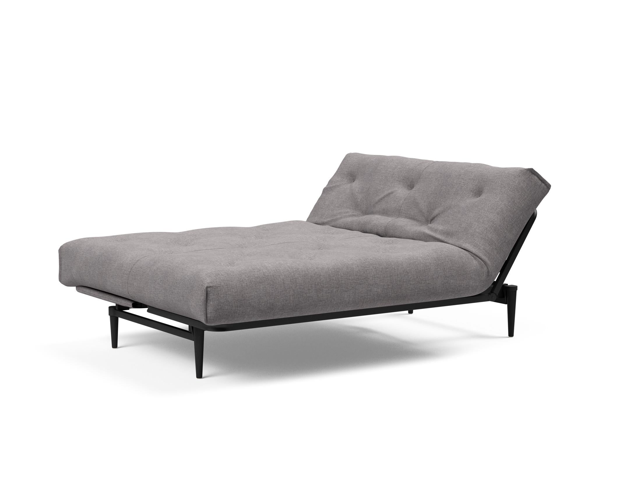 Erleben Sie das Colpus Bettsofa 140 in Nordic Eiche schwarz von Innovation Living – stilvolles Design trifft auf höchsten Schlafkomfort für Ihr Zuhause.