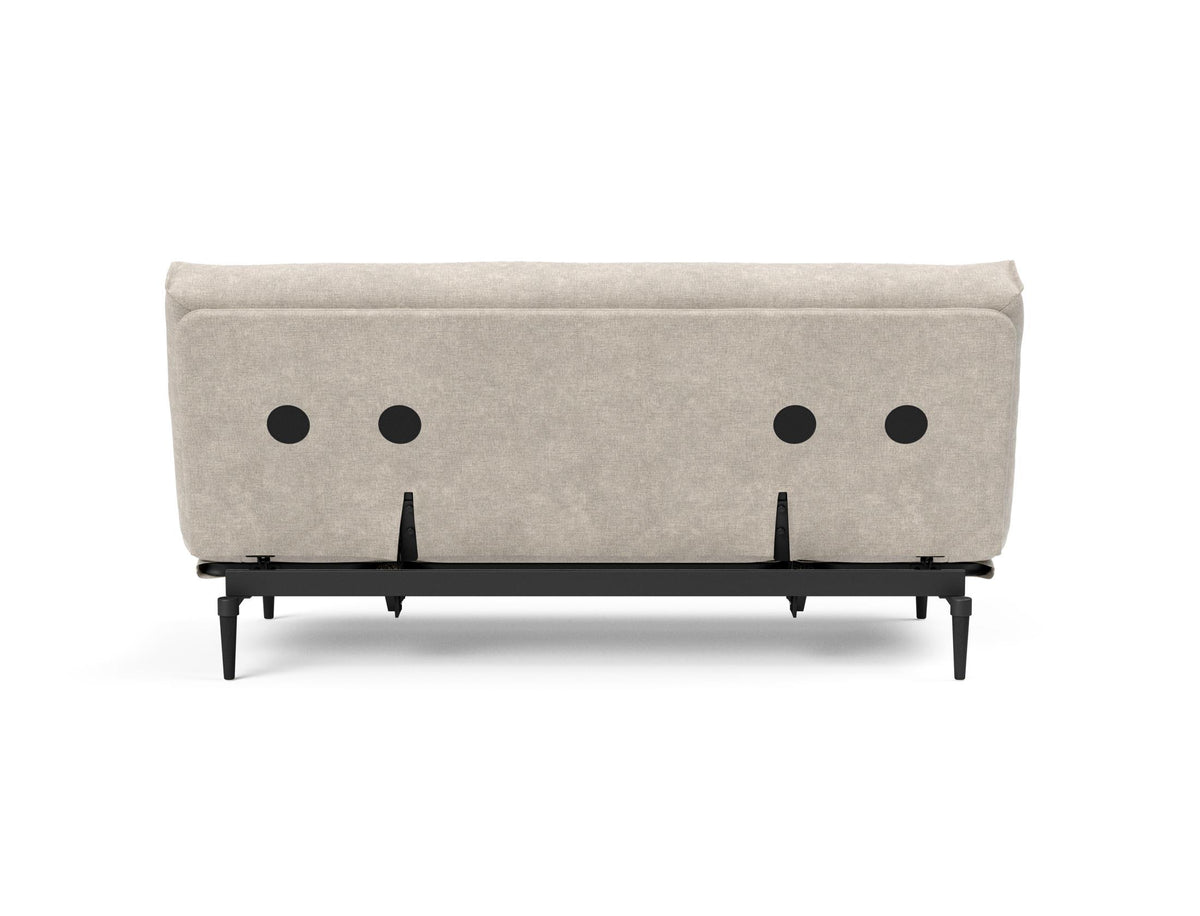 Colpus Bettsofa 140 Nordic Eiche schwarz mit Gestellbezug Soft Spring in 280 Avella Sand präsentiert im Onlineshop von KAQTU Design AG. Bettsofa ist von Innovation Living