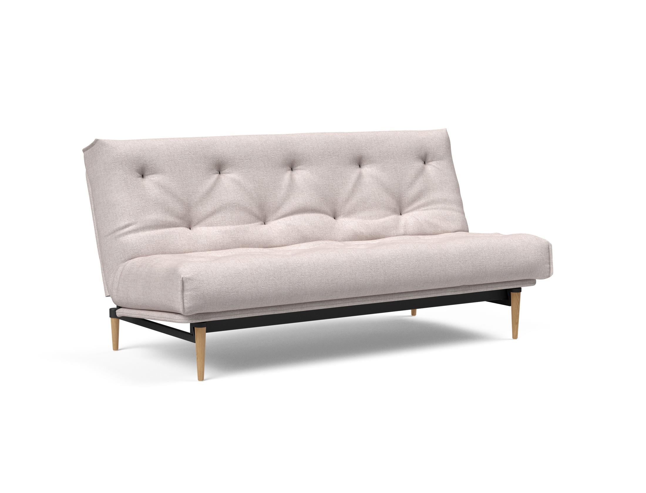 Erleben Sie das Colpus Bettsofa 140 Nordic: Modernes Schlafsofa mit weichem Soft Spring Bezug, perfekt für gemütliche Abende und stilvolle Einrichtung.