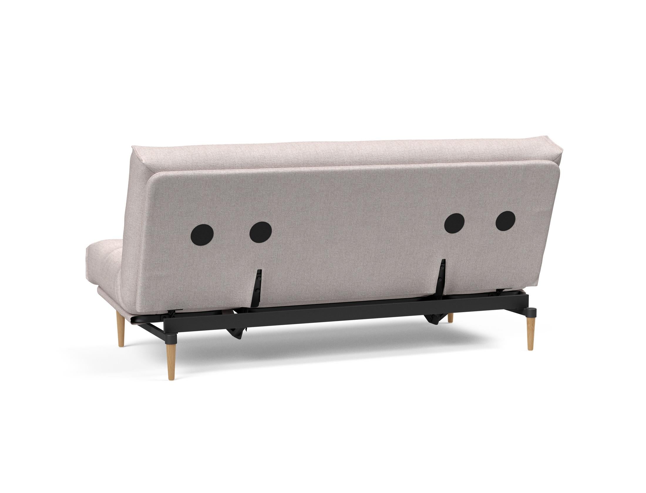 Entdecken Sie das Colpus Bettsofa 140 Nordic: Elegantes Schlafsofa mit hochwertigem Soft Spring Bezug, ideal für stilvolle Wohnräume und entspannte Nächte.