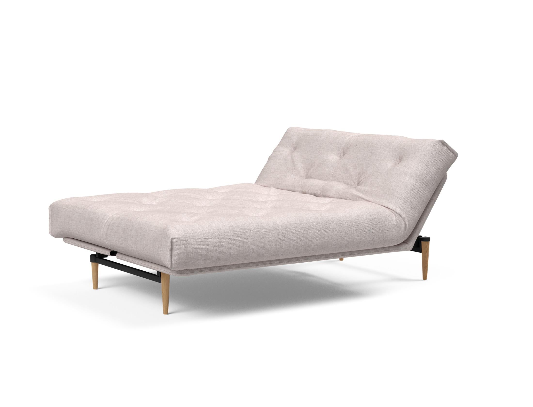 Entdecken Sie das Colpus Bettsofa 140 Nordic: Elegantes Schlafsofa mit hochwertigem Soft Spring Bezug, ideal für stilvolle Wohnräume und entspannte Nächte.