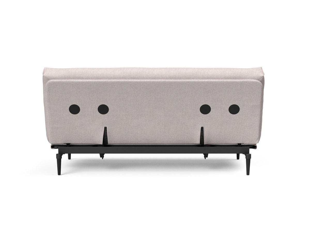 Colpus Bettsofa 140 Nordic Eiche schwarz mit Gestellbezug Soft Spring in 300 Weda Sand präsentiert im Onlineshop von KAQTU Design AG. Bettsofa ist von Innovation Living
