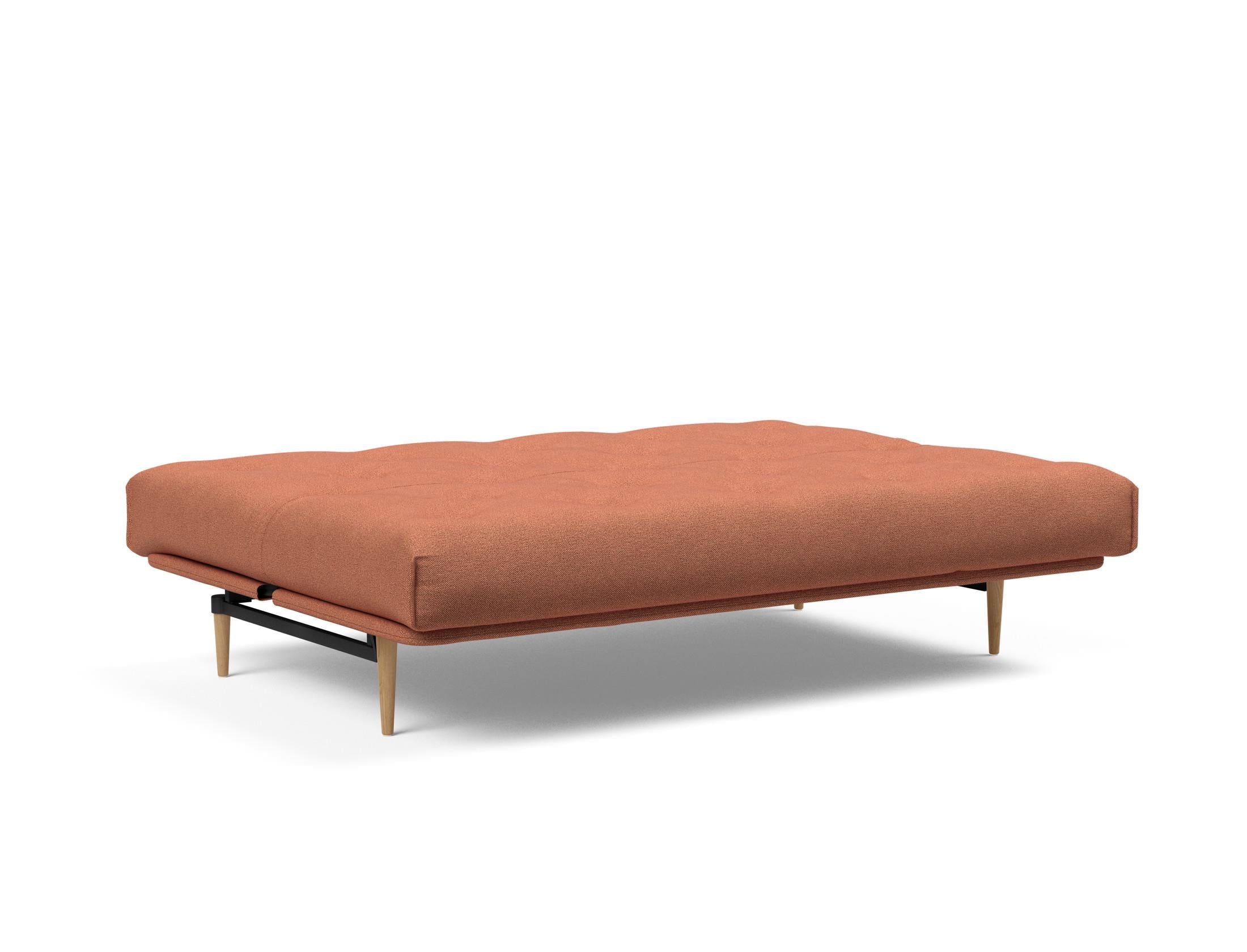 Erleben Sie das Colpus Bettsofa 140 Nordic: Modernes Schlafsofa mit weichem Soft Spring Bezug, perfekt für gemütliche Abende und stilvolle Einrichtung.