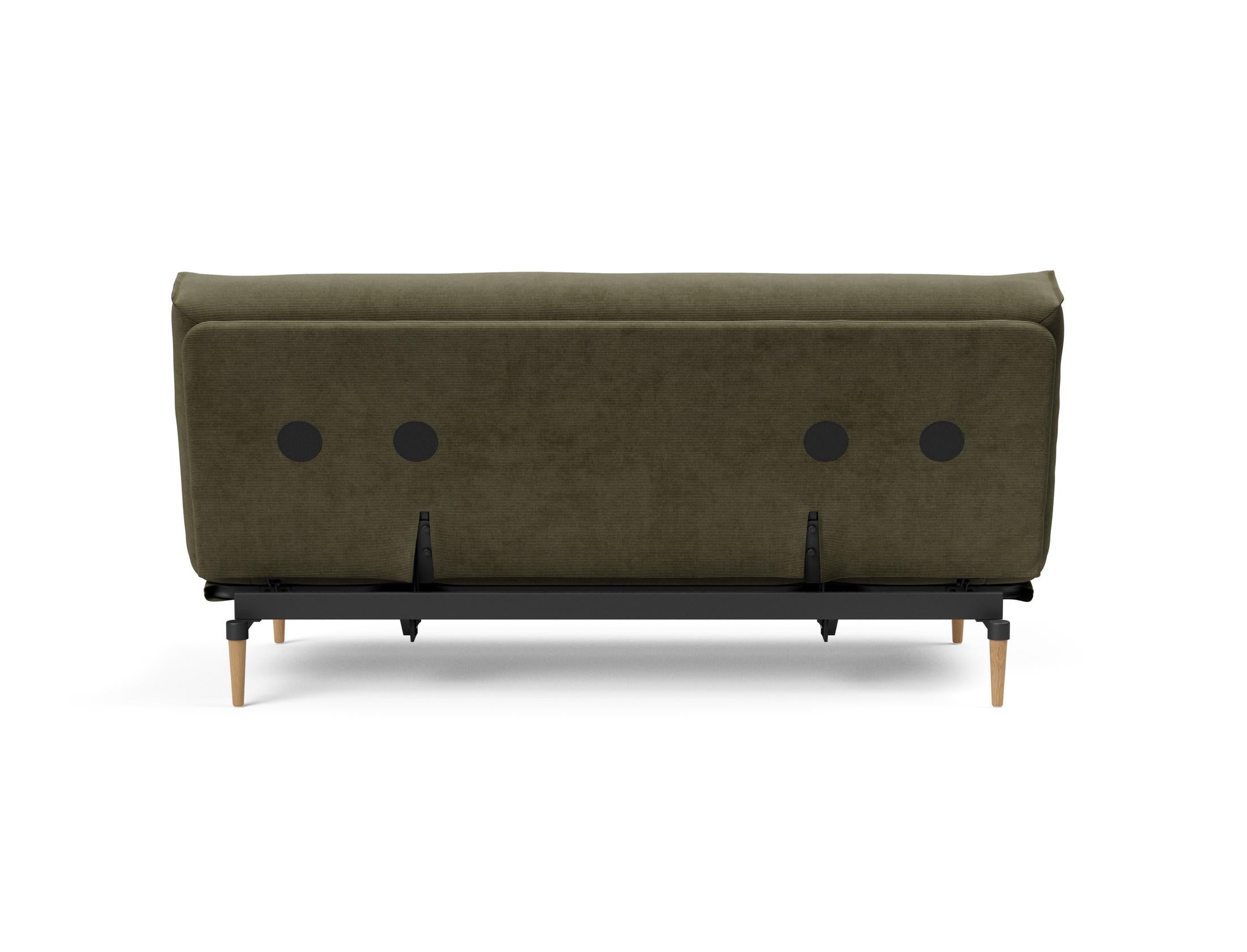 Erleben Sie das Colpus Bettsofa 140 Nordic: Modernes Schlafsofa mit weichem Soft Spring Bezug, perfekt für gemütliche Abende und stilvolle Einrichtung.
