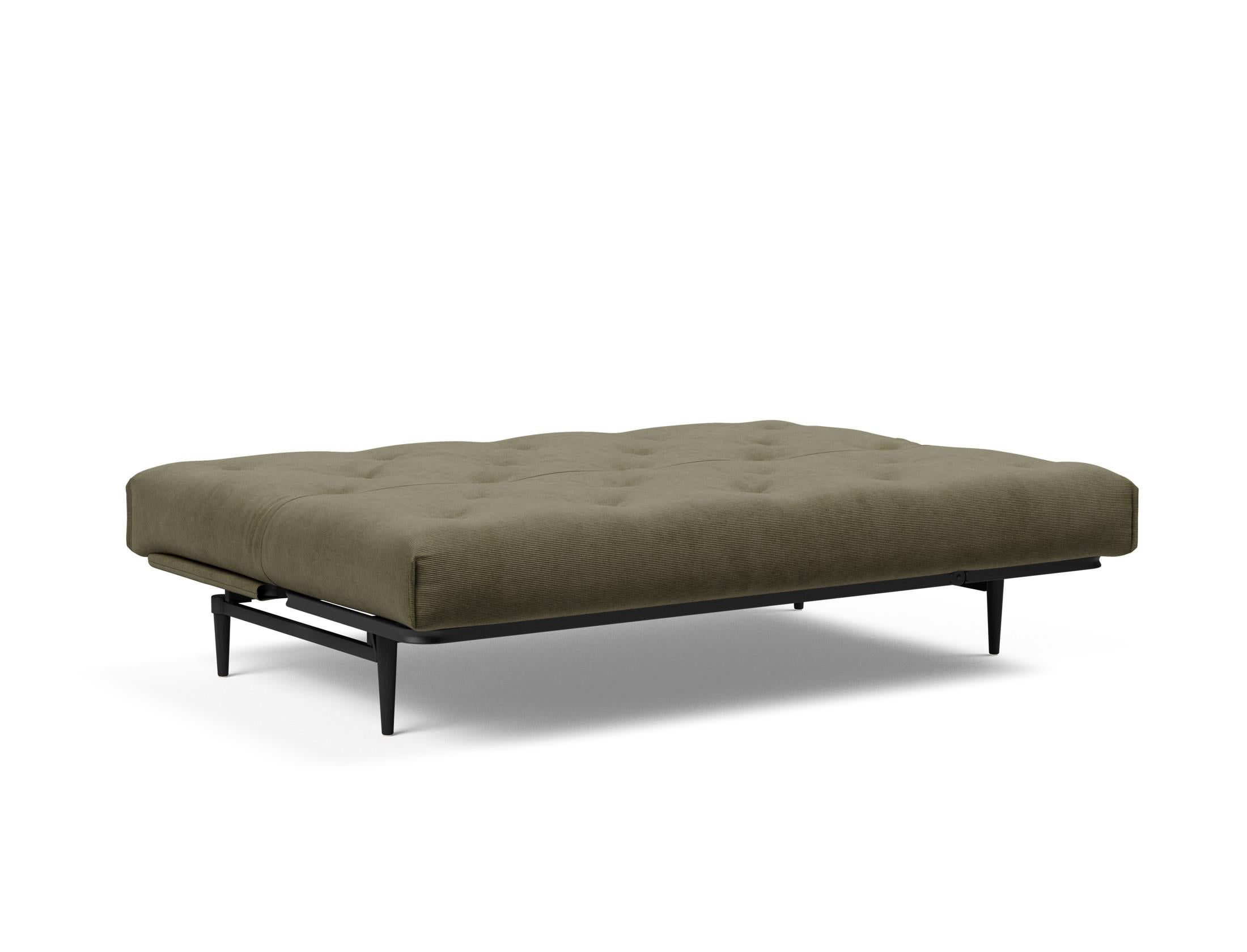 Entdecken Sie das Colpus Bettsofa 140 in Nordic Eiche schwarz von Innovation Living – perfekter Komfort und modernes Design für Ihr Zuhause.