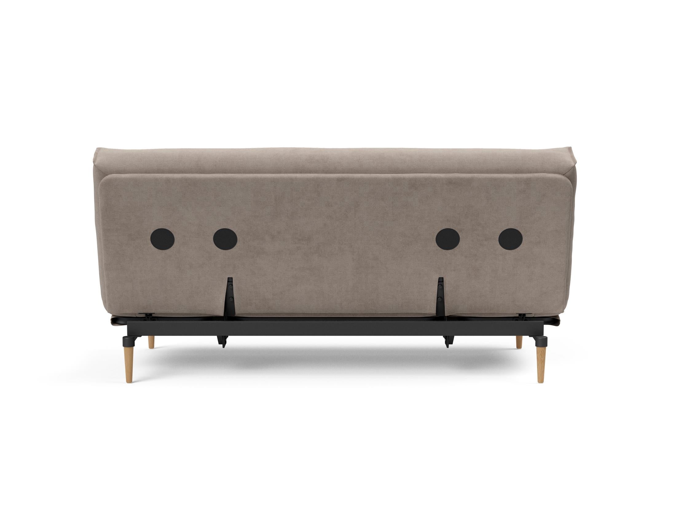Erleben Sie das Colpus Bettsofa 140 Nordic: Modernes Schlafsofa mit weichem Soft Spring Bezug, perfekt für gemütliche Abende und stilvolle Einrichtung.