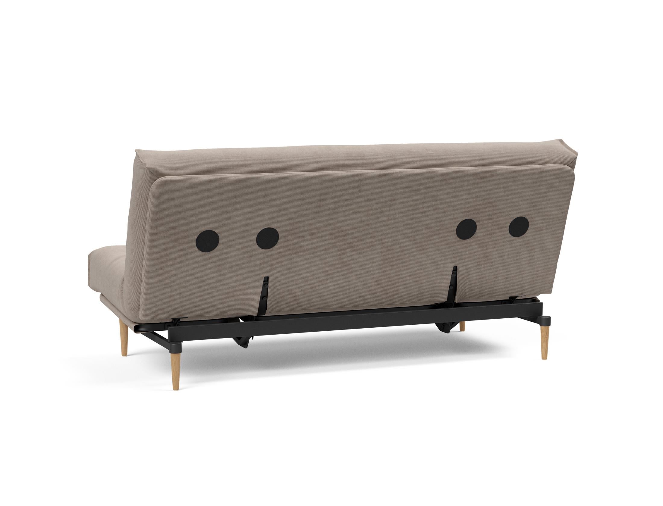Entdecken Sie das Colpus Bettsofa 140 Nordic: Elegantes Schlafsofa mit hochwertigem Soft Spring Bezug, ideal für stilvolle Wohnräume und entspannte Nächte.