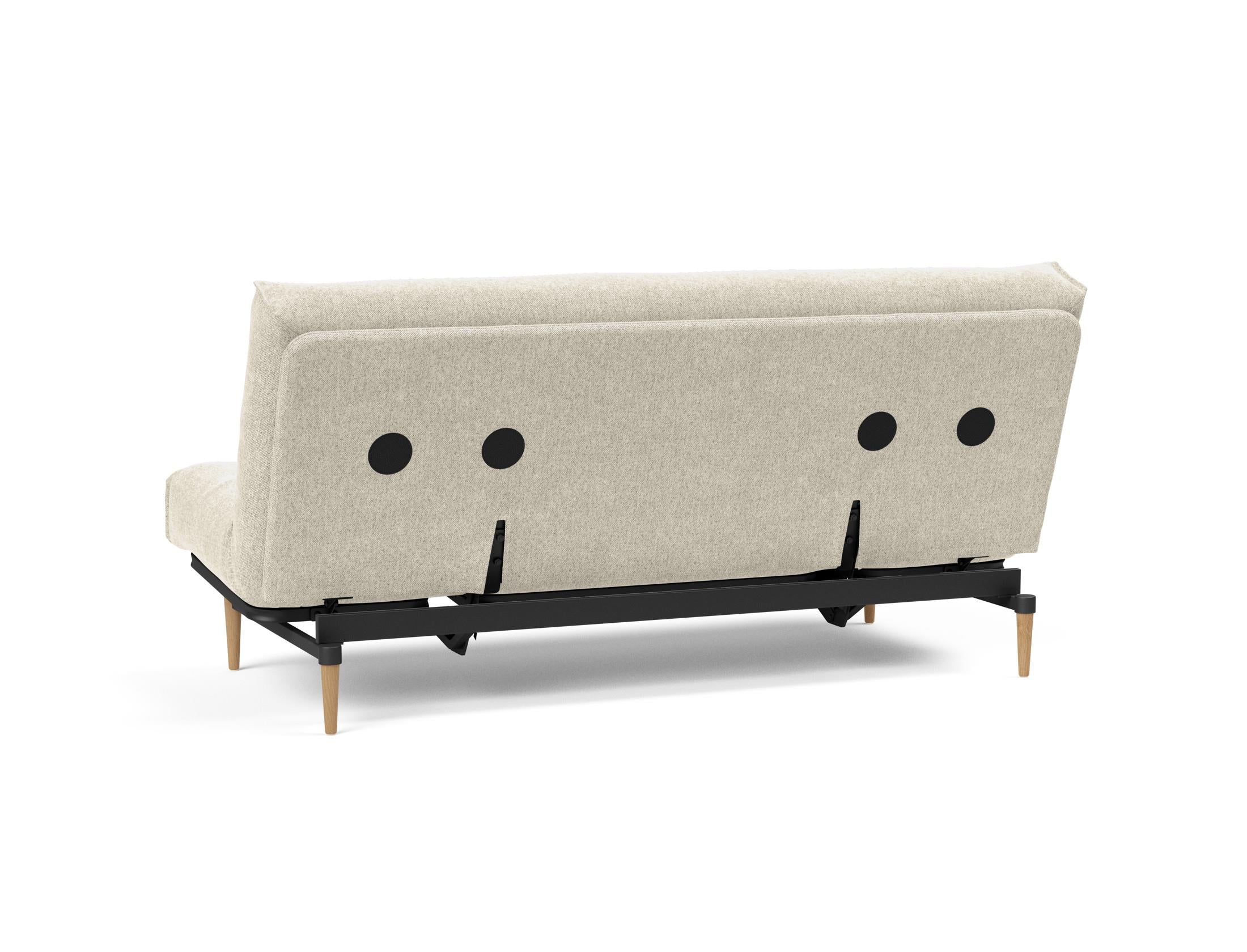 Entdecken Sie das Colpus Bettsofa 140 Nordic Soft Spring von Innovation Living – stilvoll, vielseitig und perfekt für entspannte Nächte.