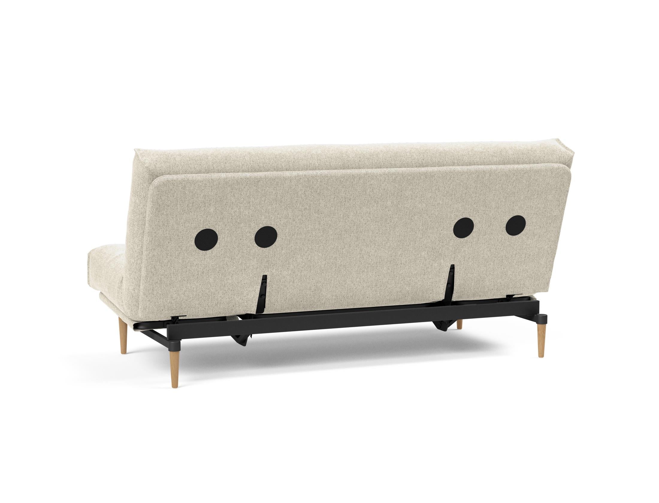 Entdecken Sie das Colpus Bettsofa 140 Nordic: Elegantes Schlafsofa mit hochwertigem Soft Spring Bezug, ideal für stilvolle Wohnräume und entspannte Nächte.