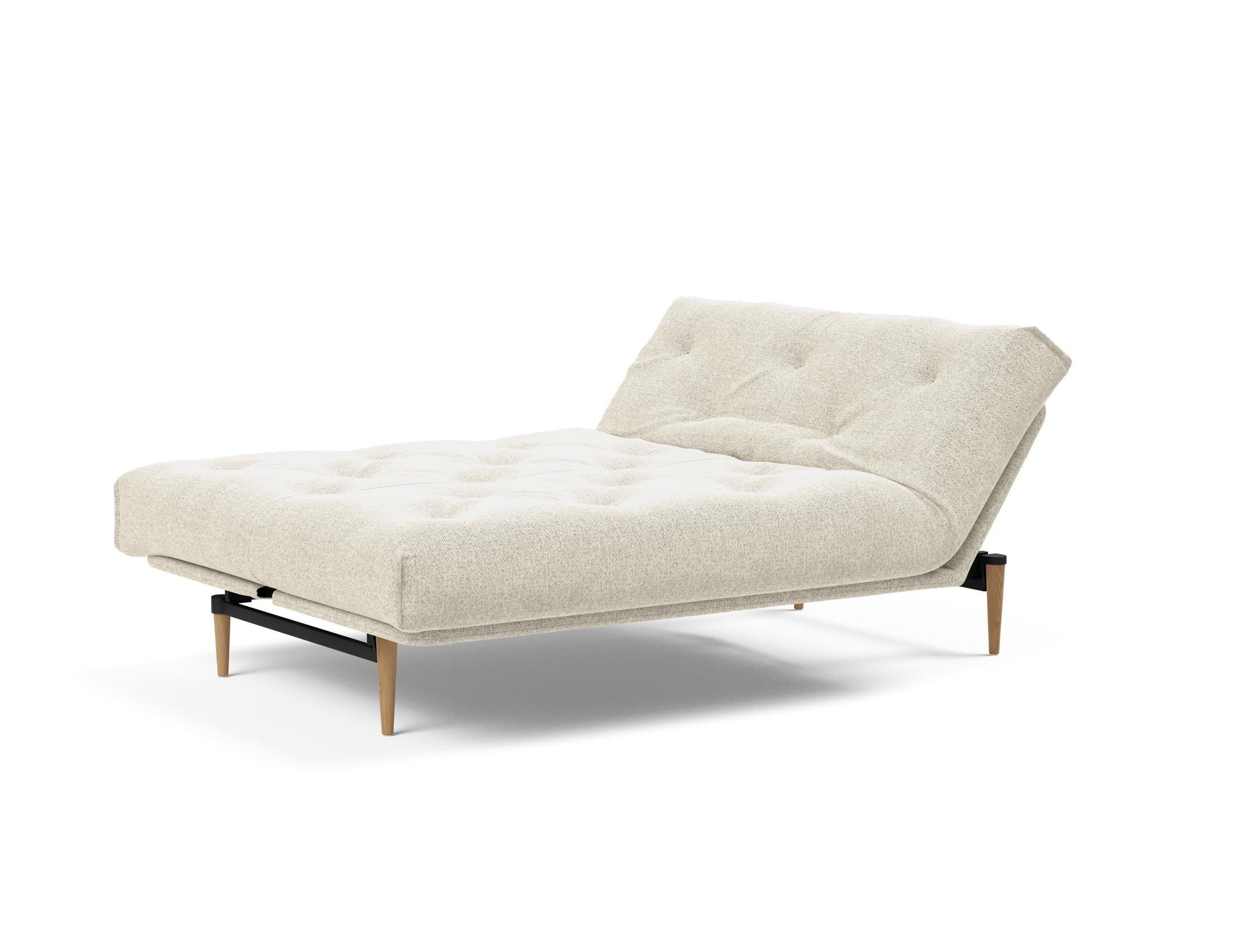 Entdecken Sie das Colpus Bettsofa 140 Nordic: Elegantes Schlafsofa mit hochwertigem Soft Spring Bezug, ideal für stilvolle Wohnräume und entspannte Nächte.