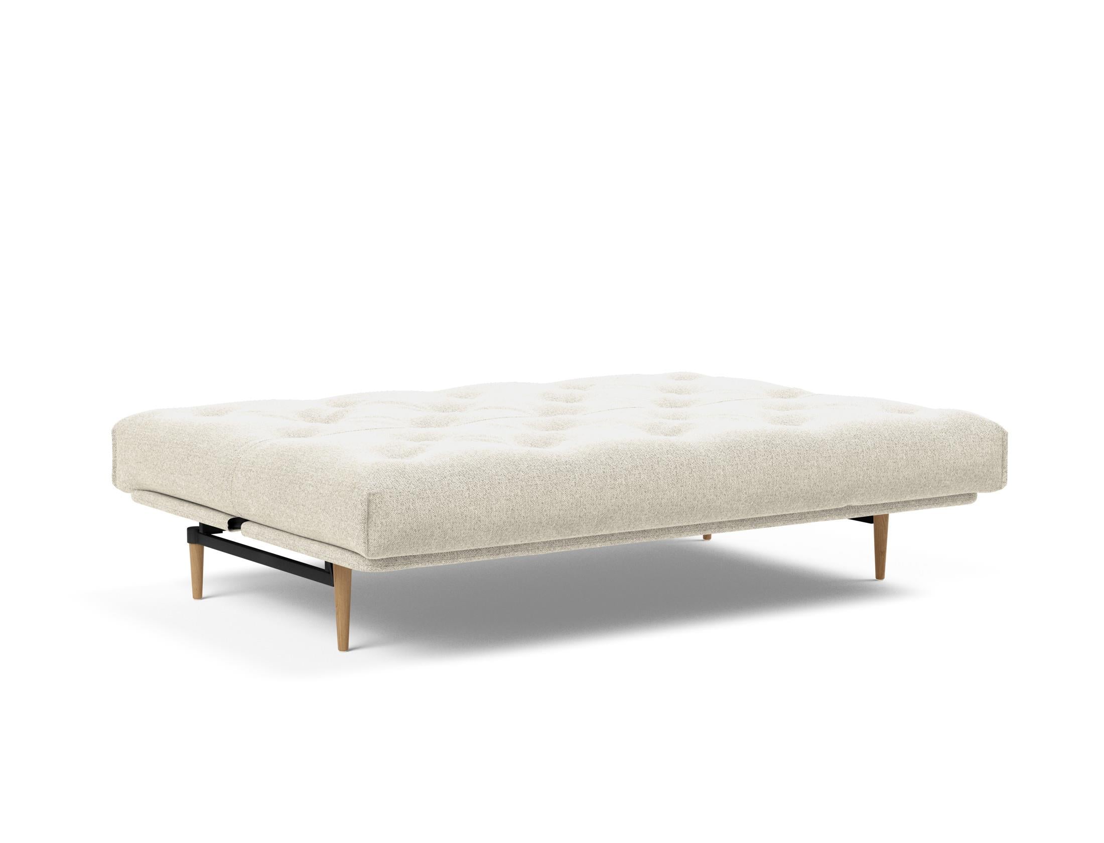 Erleben Sie das Colpus Bettsofa 140 Nordic: Modernes Schlafsofa mit weichem Soft Spring Bezug, perfekt für gemütliche Abende und stilvolle Einrichtung.
