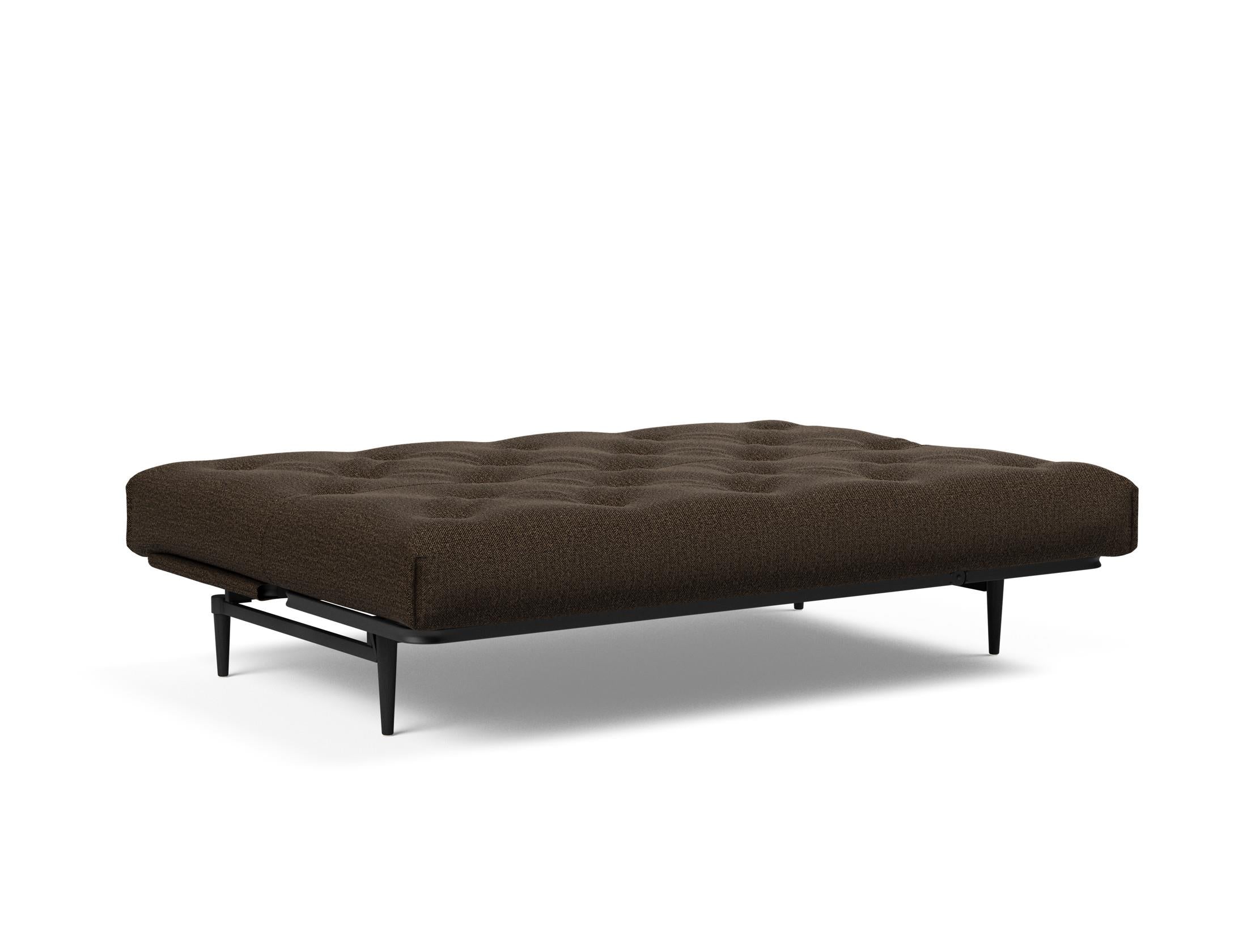 Entdecken Sie das Colpus Bettsofa 140 in Nordic Eiche schwarz von Innovation Living – perfekter Komfort und modernes Design für Ihr Zuhause.