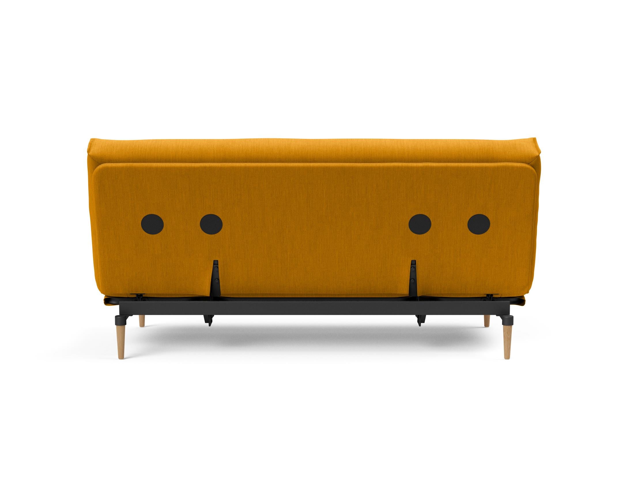 Erleben Sie das Colpus Bettsofa 140 Nordic: Modernes Schlafsofa mit weichem Soft Spring Bezug, perfekt für gemütliche Abende und stilvolle Einrichtung.