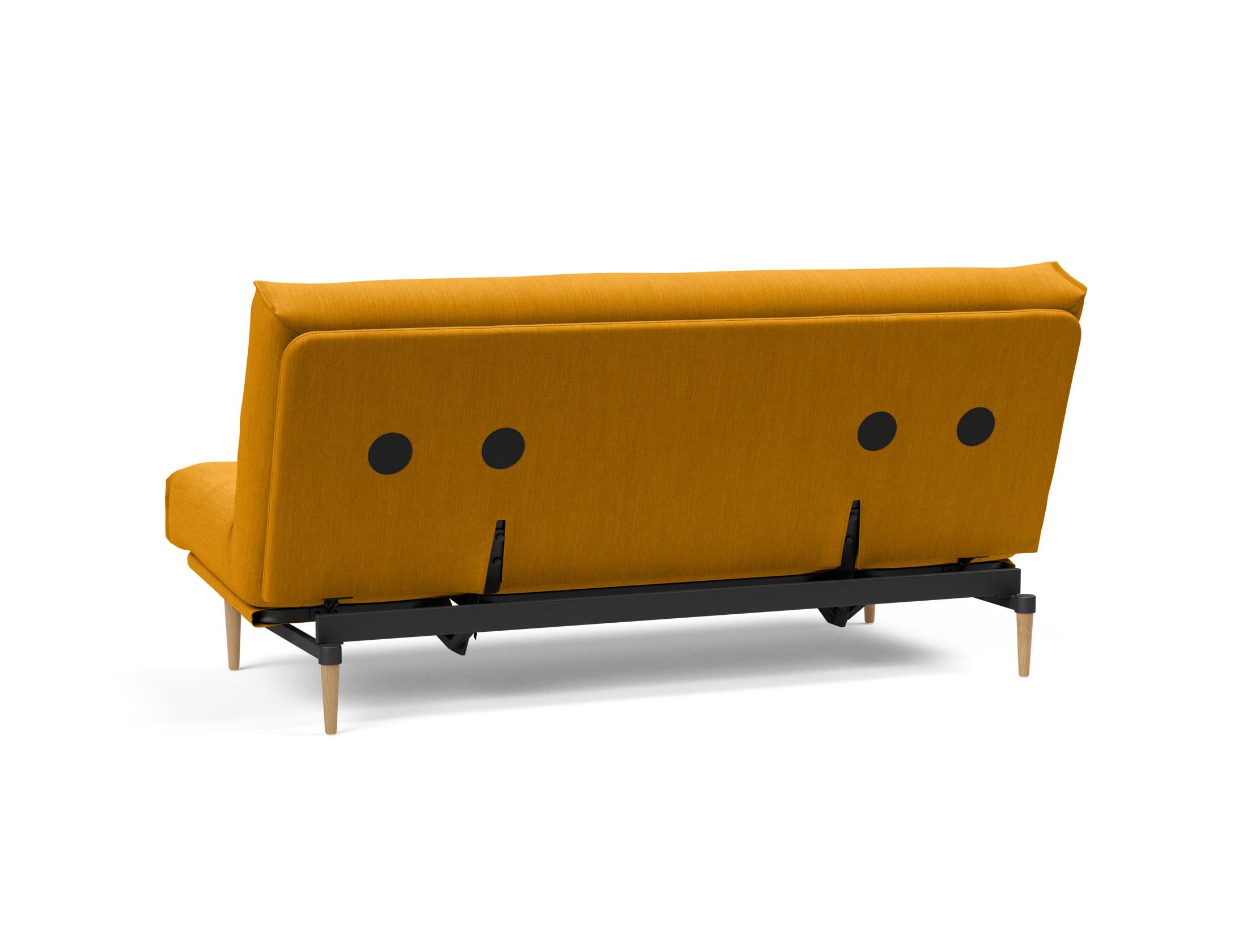 Entdecken Sie das Colpus Bettsofa 140 Nordic: Elegantes Schlafsofa mit hochwertigem Soft Spring Bezug, ideal für stilvolle Wohnräume und entspannte Nächte.