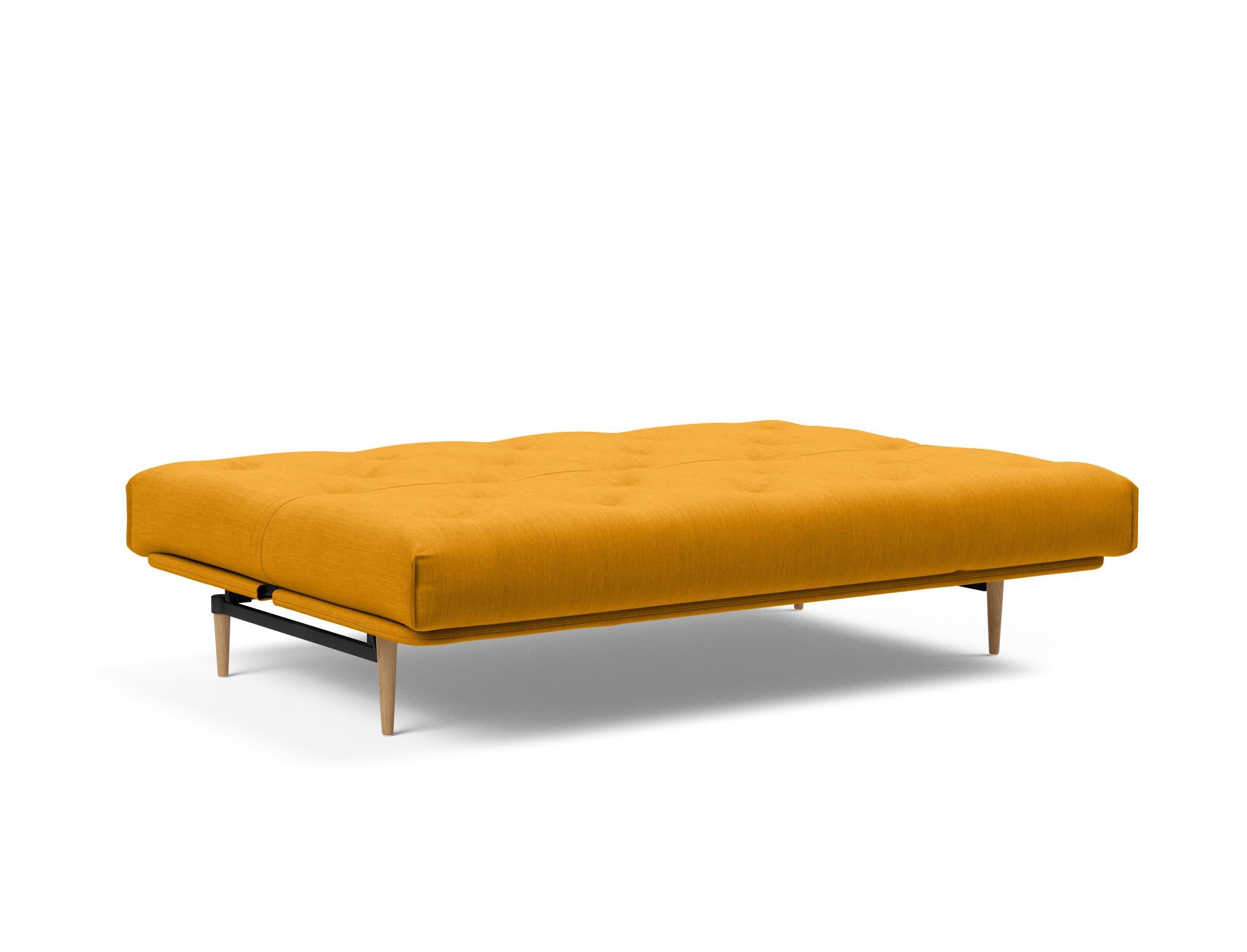 Erleben Sie das Colpus Bettsofa 140 Nordic: Modernes Schlafsofa mit weichem Soft Spring Bezug, perfekt für gemütliche Abende und stilvolle Einrichtung.