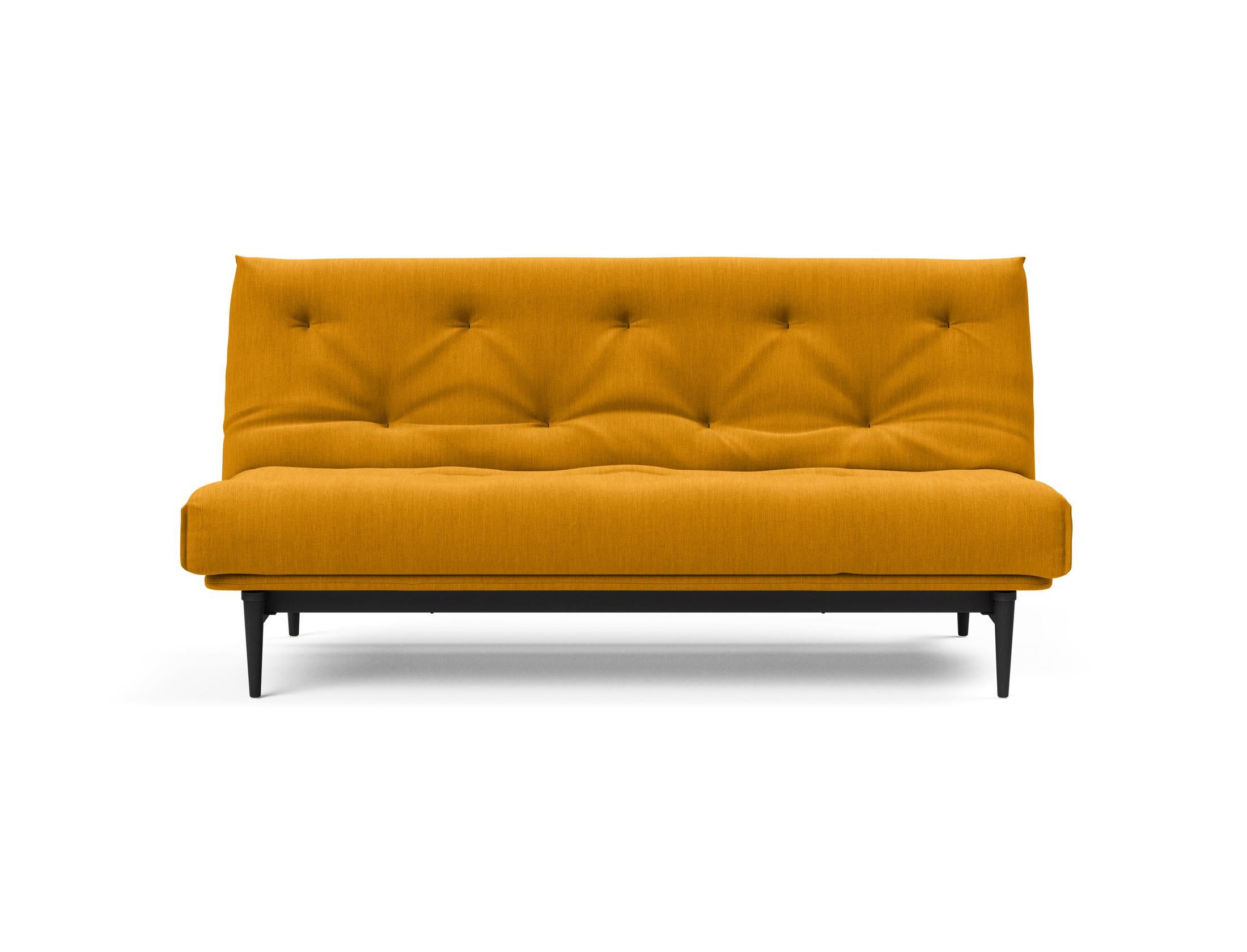 Entdecken Sie das Colpus Bettsofa 140 in stilvollem Nordic Eiche schwarz. Der Soft Spring Bezug bietet höchsten Komfort und zeitgemäßes Design.